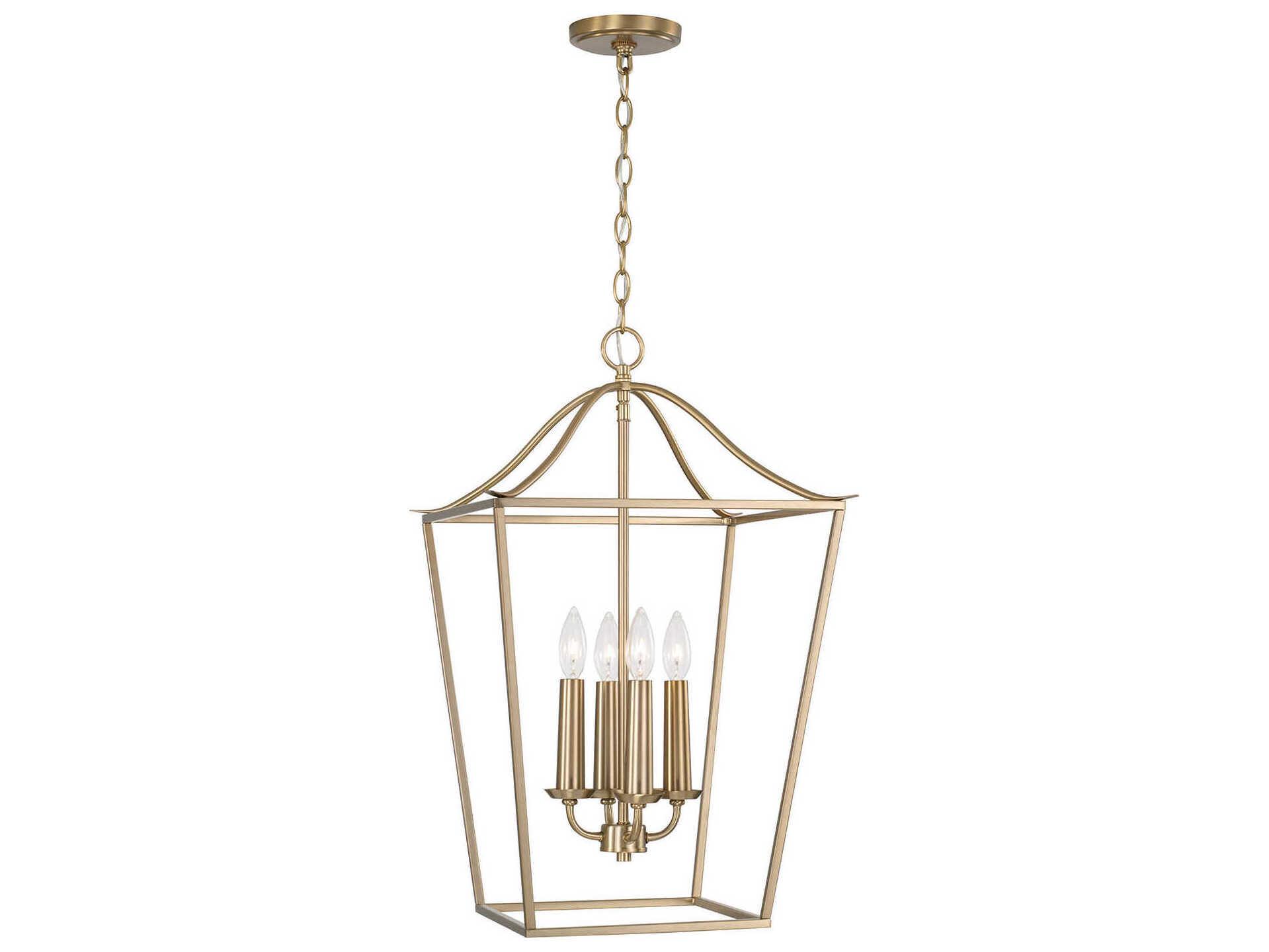 Capital Lighting Grady 4-Light Matte Brass Pendant