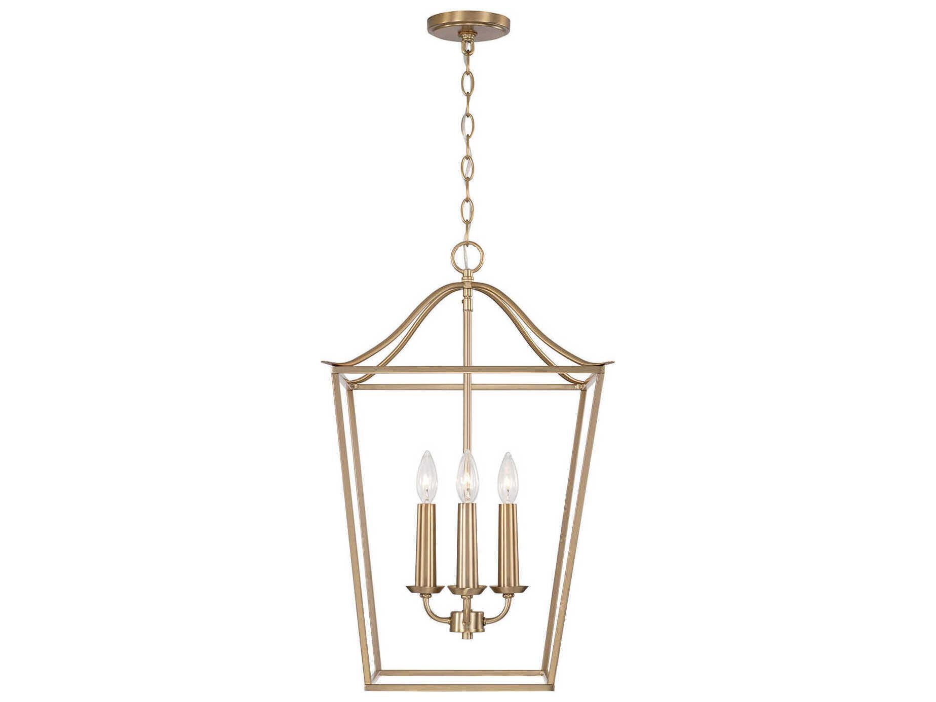 Capital Lighting Grady 4-Light Matte Brass Pendant