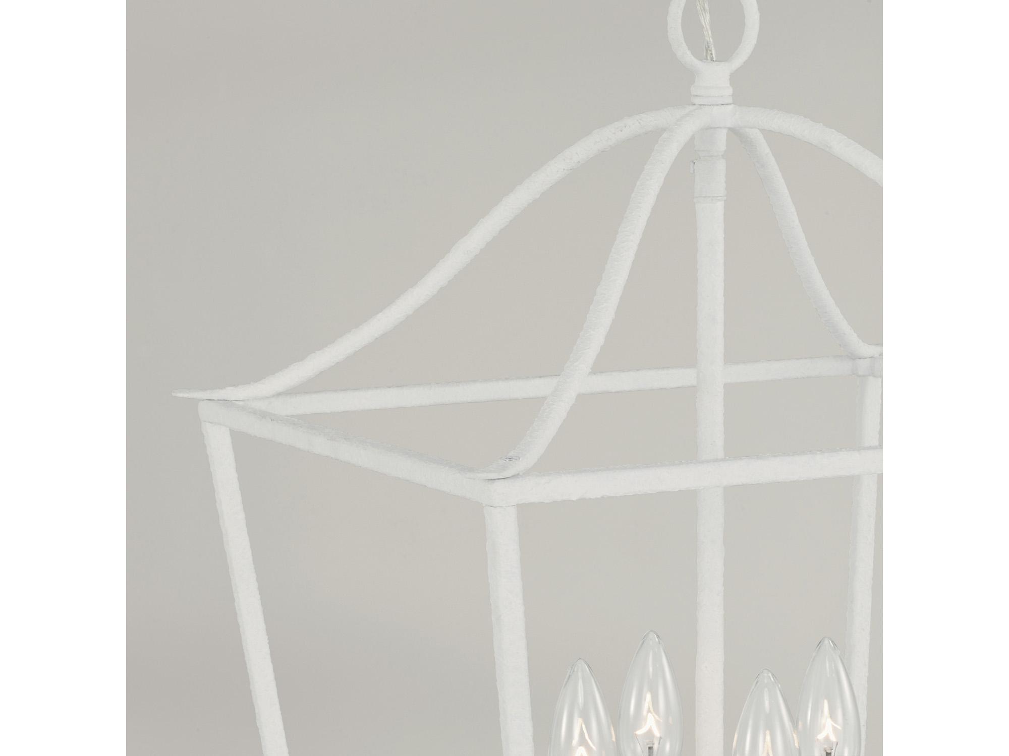 Capital Lighting Grady 4-Light Textured White Pendant