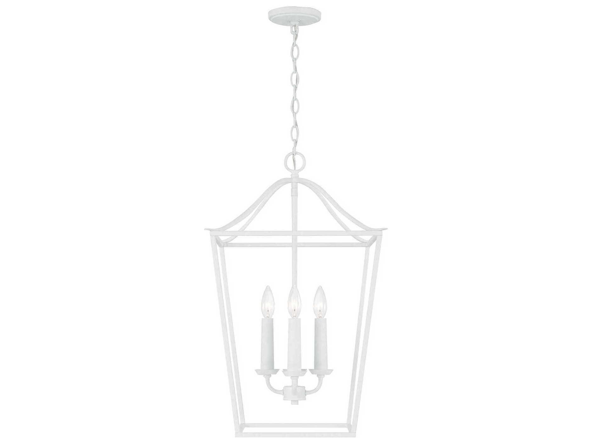 Capital Lighting Grady 4-Light Textured White Pendant