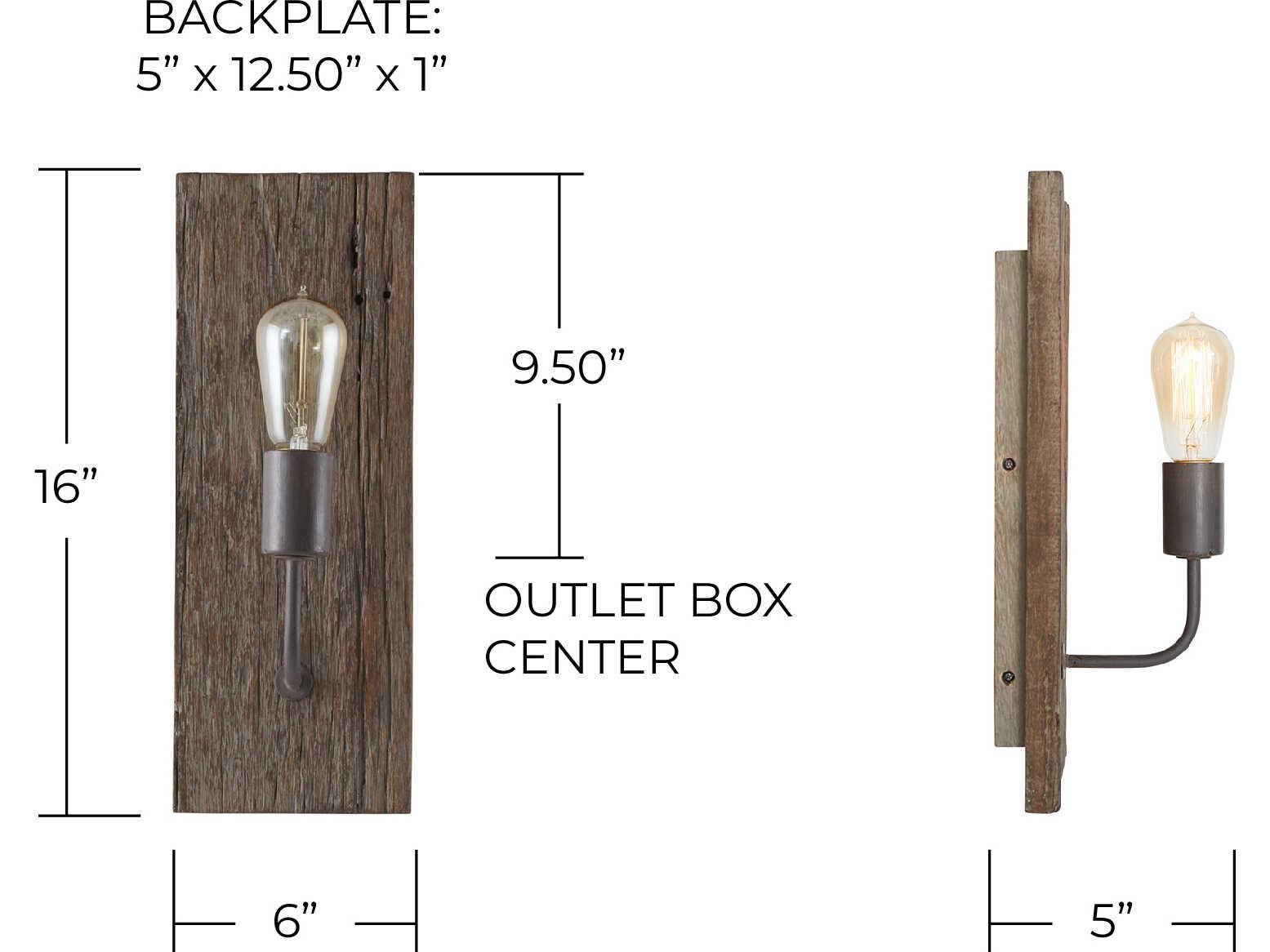 Capital Lighting Tybee 1-Light Nordic Grey Wall Sconce