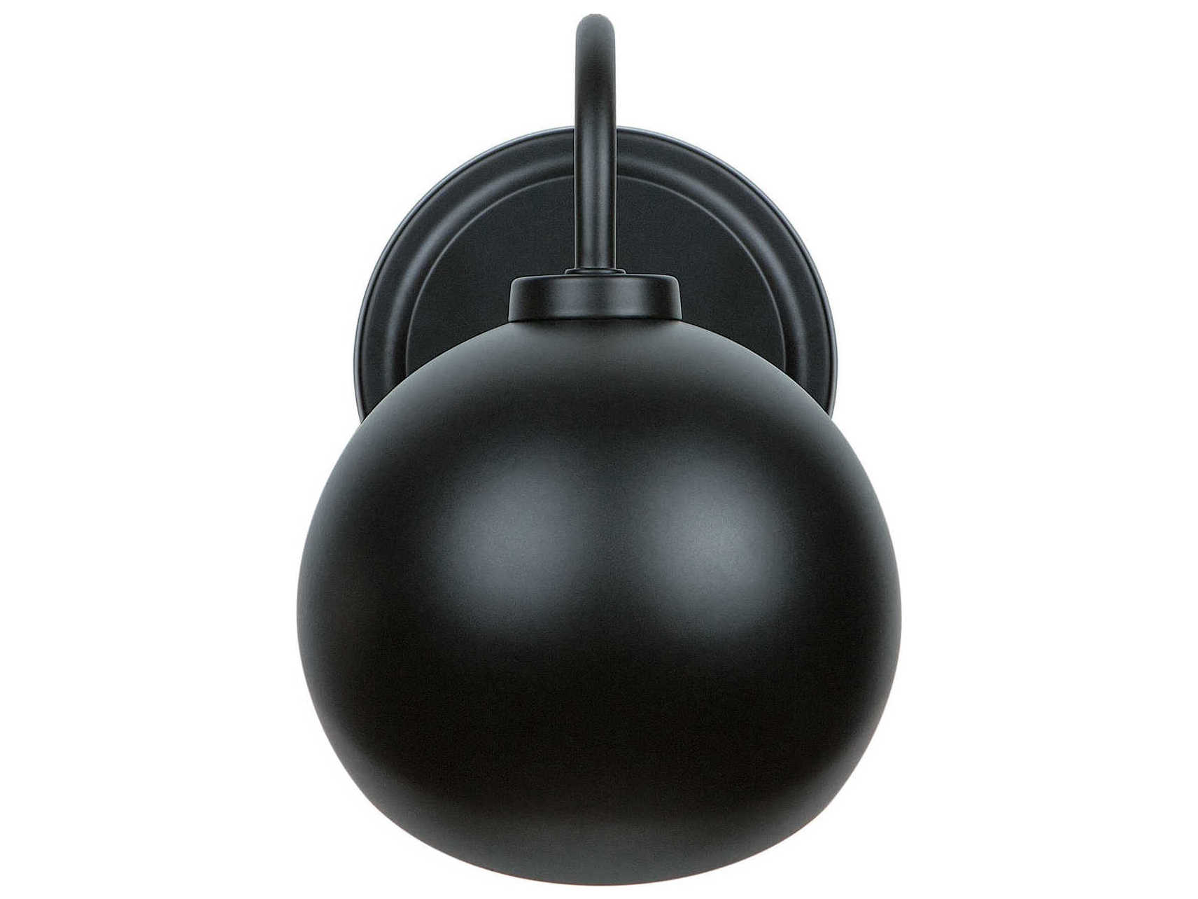 Capital Lighting Hadley 1-Light Matte Black Wall Sconce