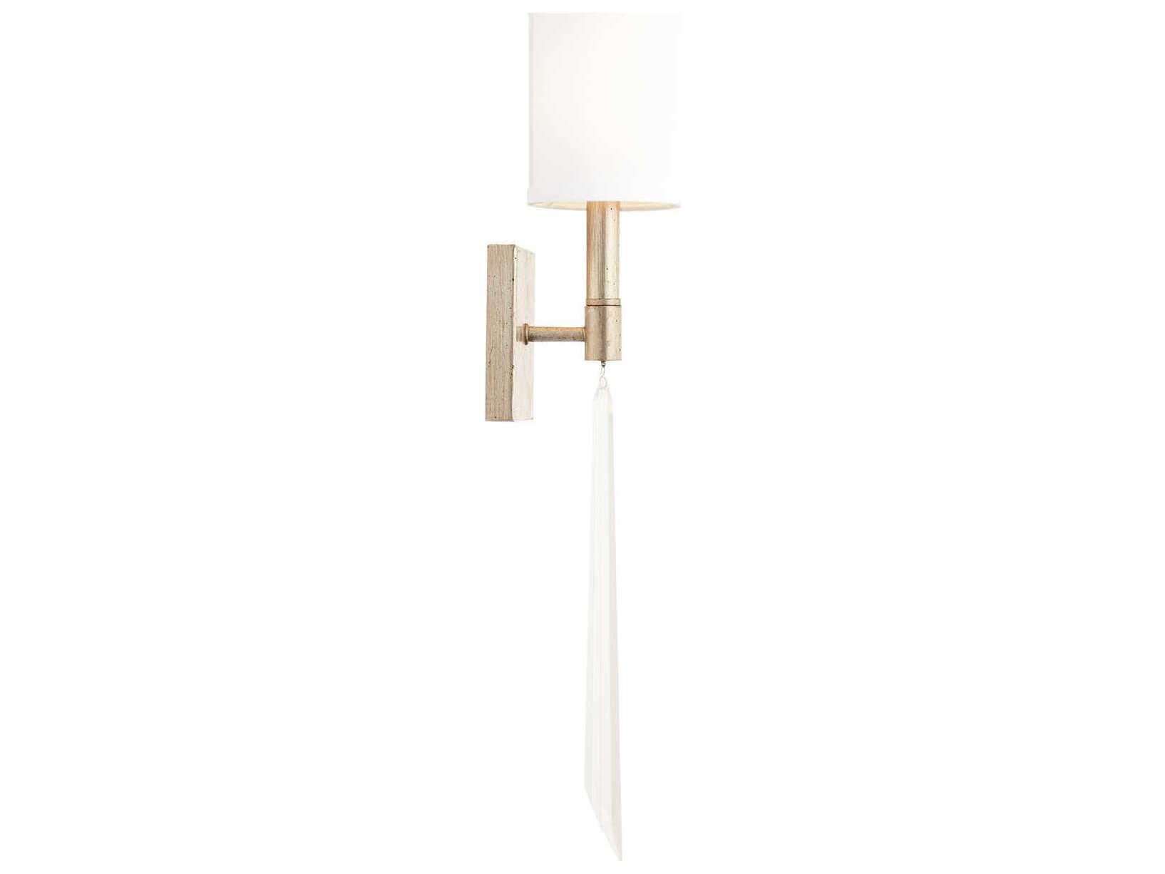 Capital Lighting Gwyneth 1-Light Winter Gold Crystal Wall Sconce