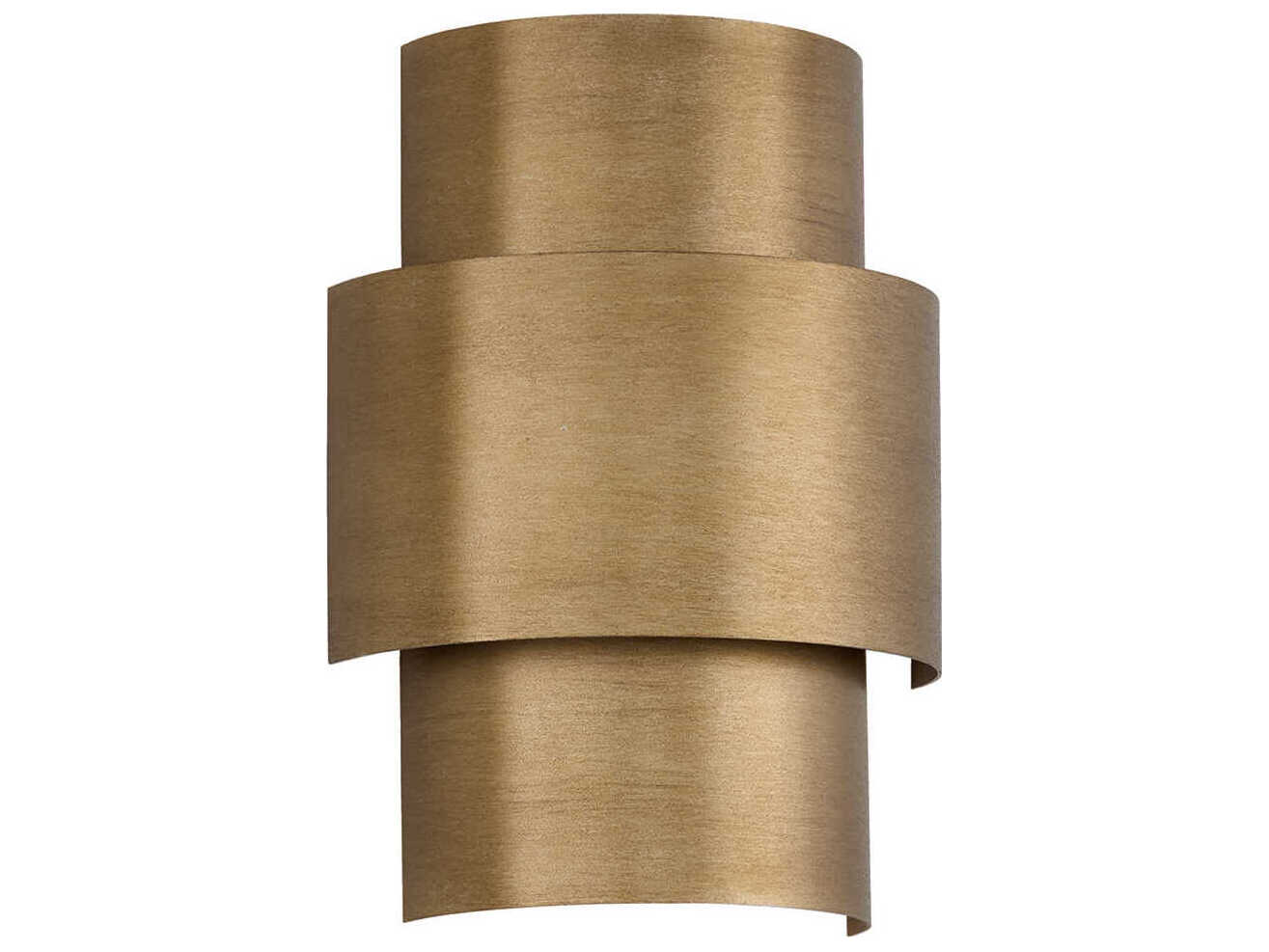 Capital Lighting Jude 2-Light Mystic Luster Brass Wall Sconce
