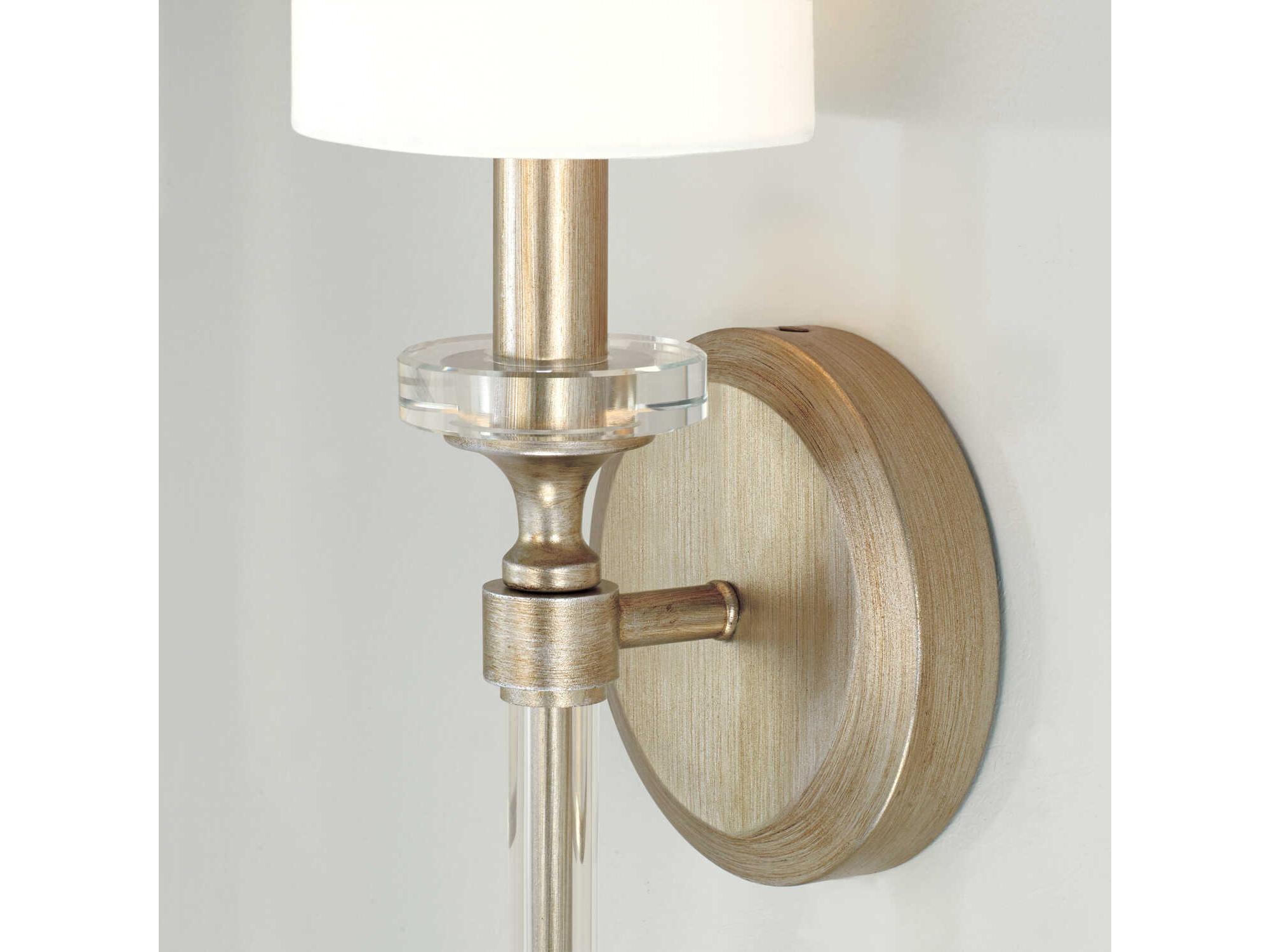 Capital Lighting Breigh 1-Light Brushed Champagne Brass Wall Sconce