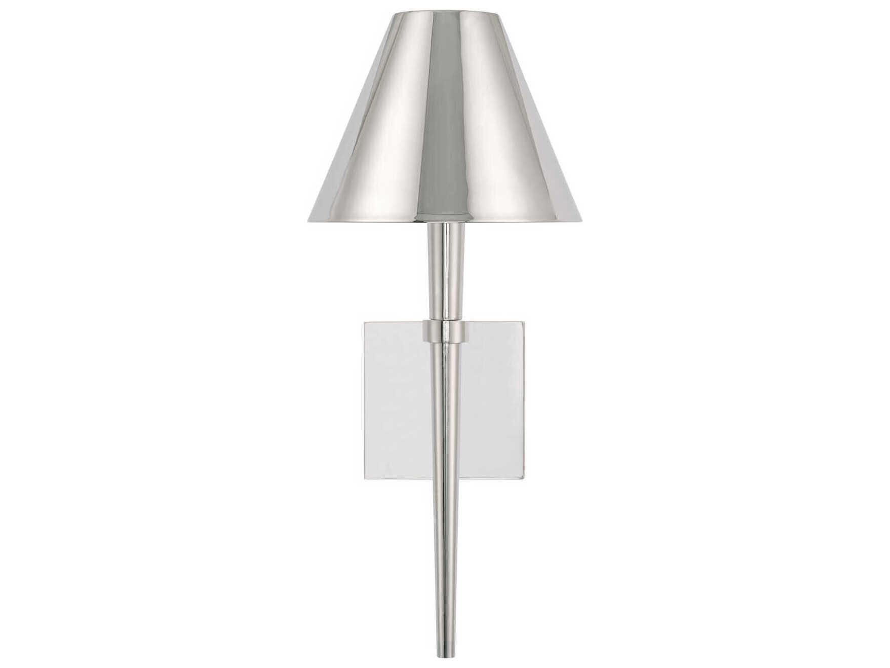 Capital Lighting Holden 1-Light Polished Nickel Wall Sconce