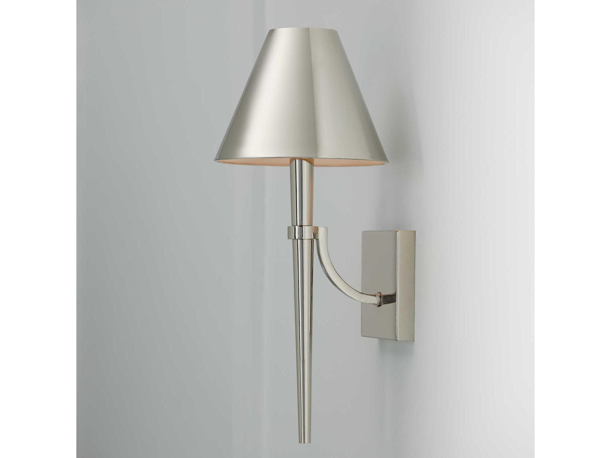 Capital Lighting Holden 1-Light Polished Nickel Wall Sconce