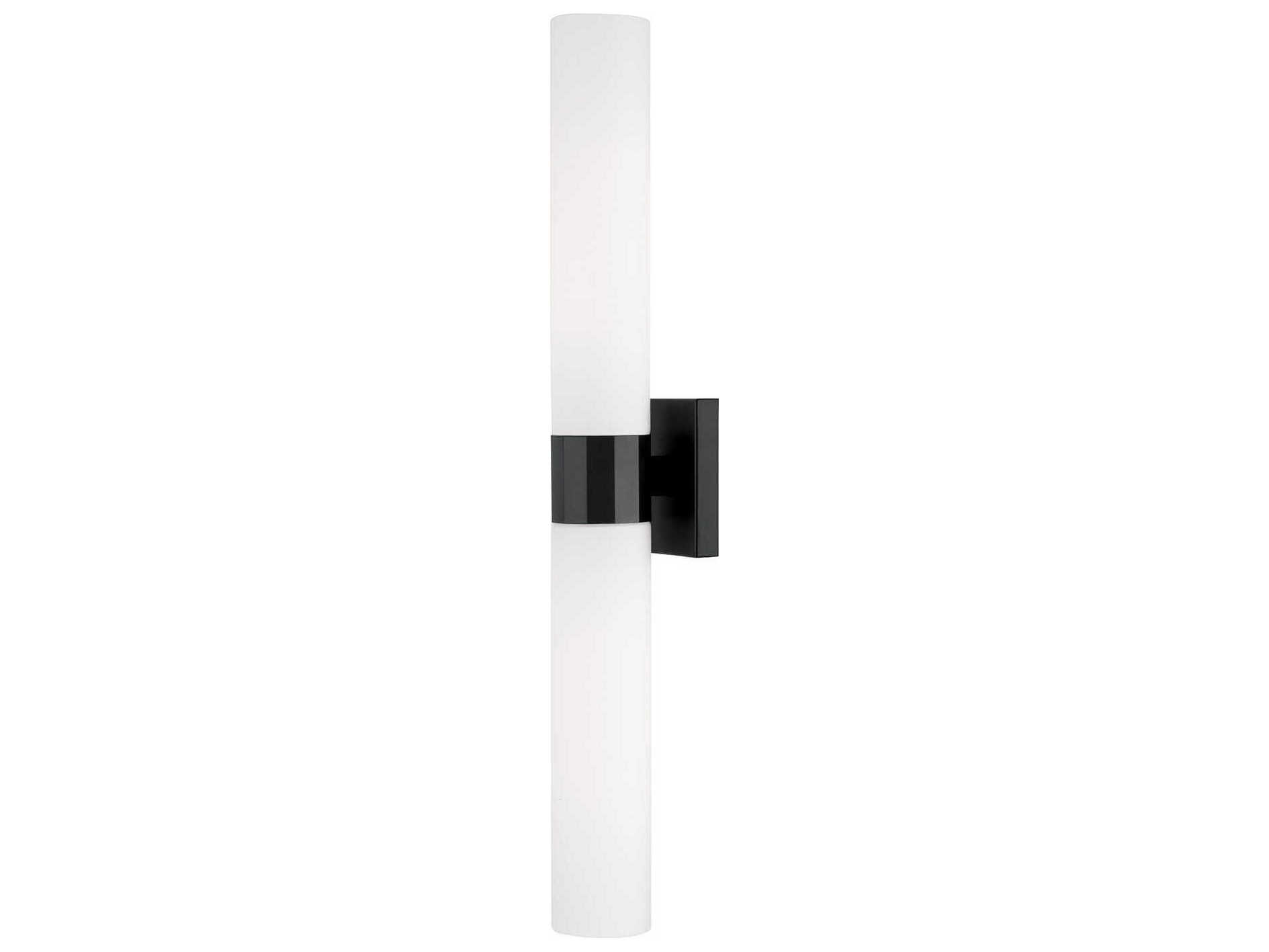 Capital Lighting Sutton 2-Light Matte Black Wall Sconce