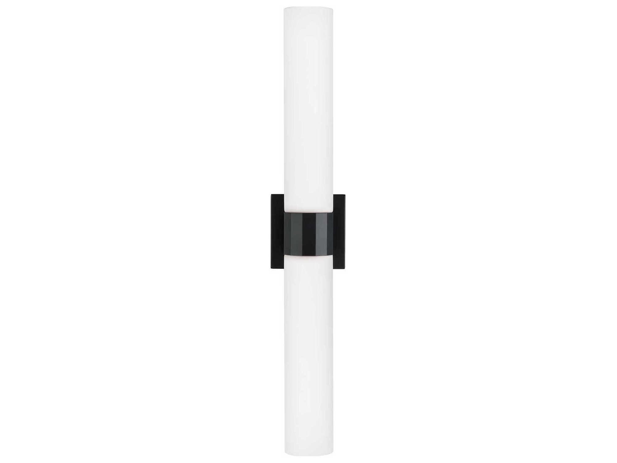 Capital Lighting Sutton 2-Light Matte Black Wall Sconce