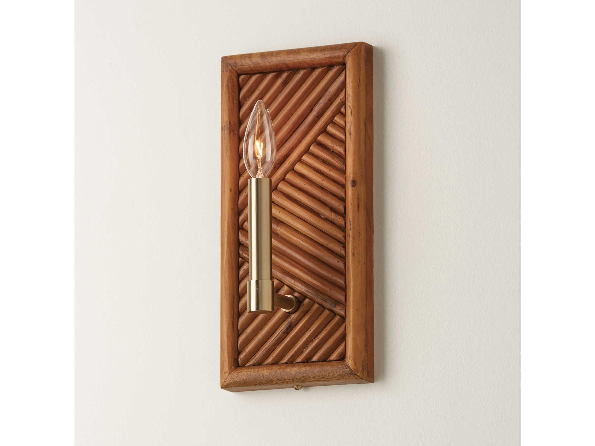 Capital Lighting Soleil 1-Light Matte Brass Wall Sconce