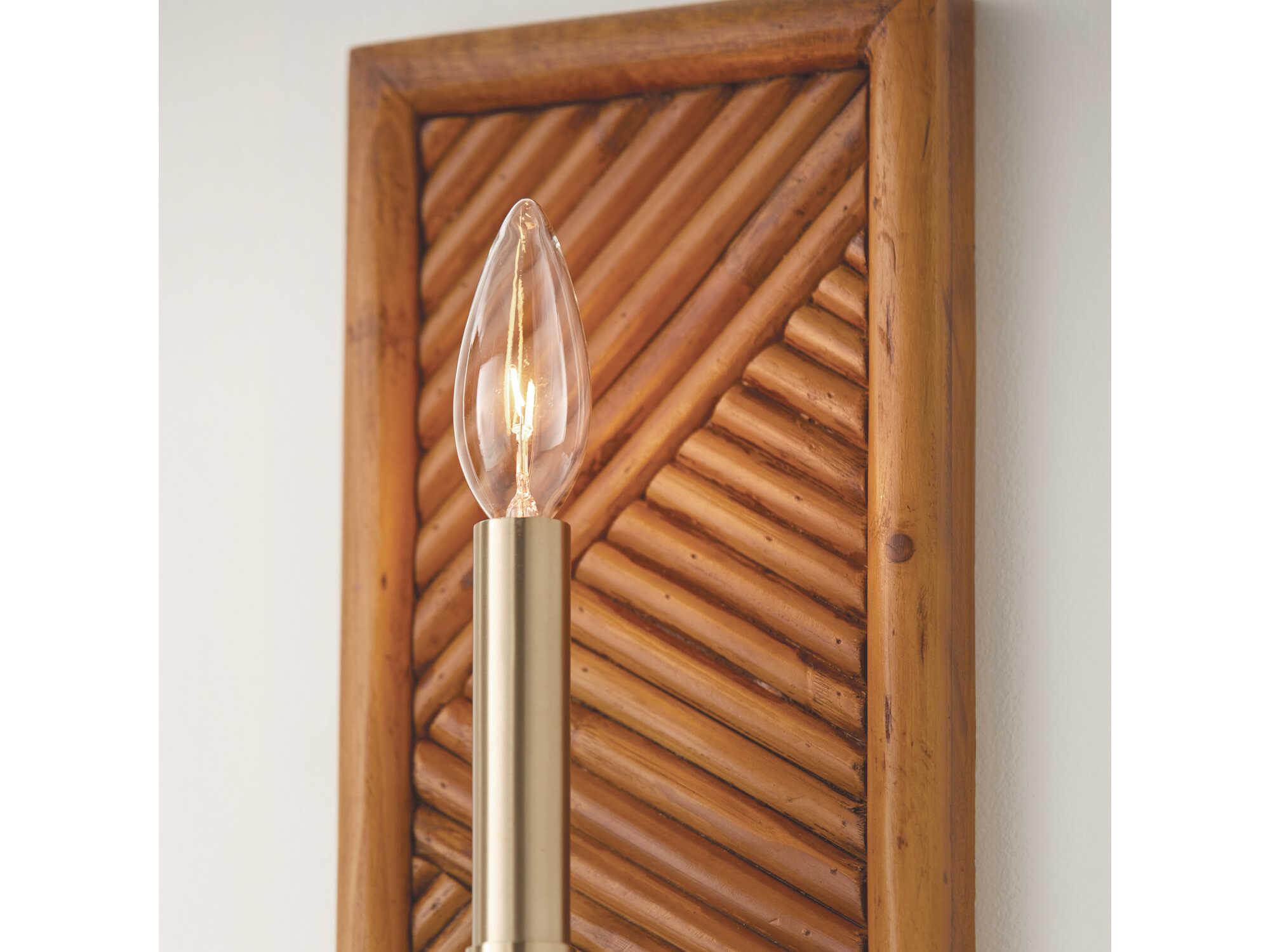 Capital Lighting Soleil 1-Light Matte Brass Wall Sconce