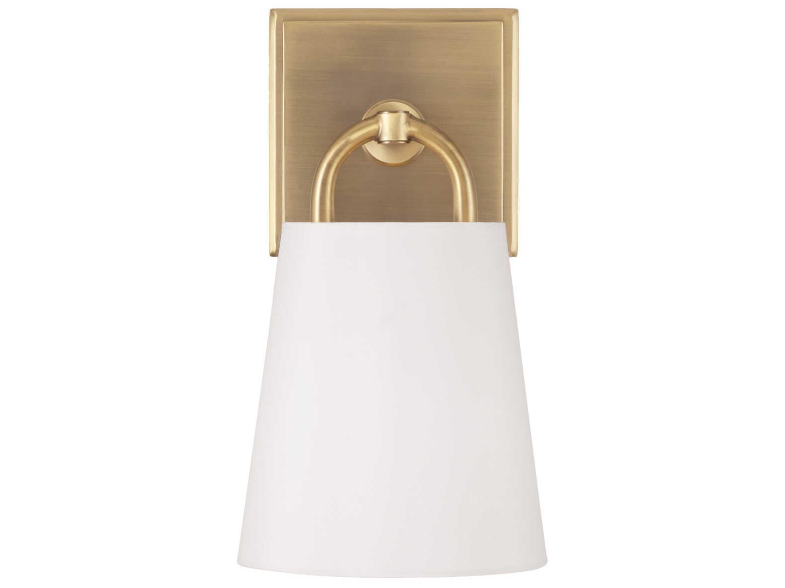 Capital Lighting Brody 1-Light Aged Brass Wall Sconce