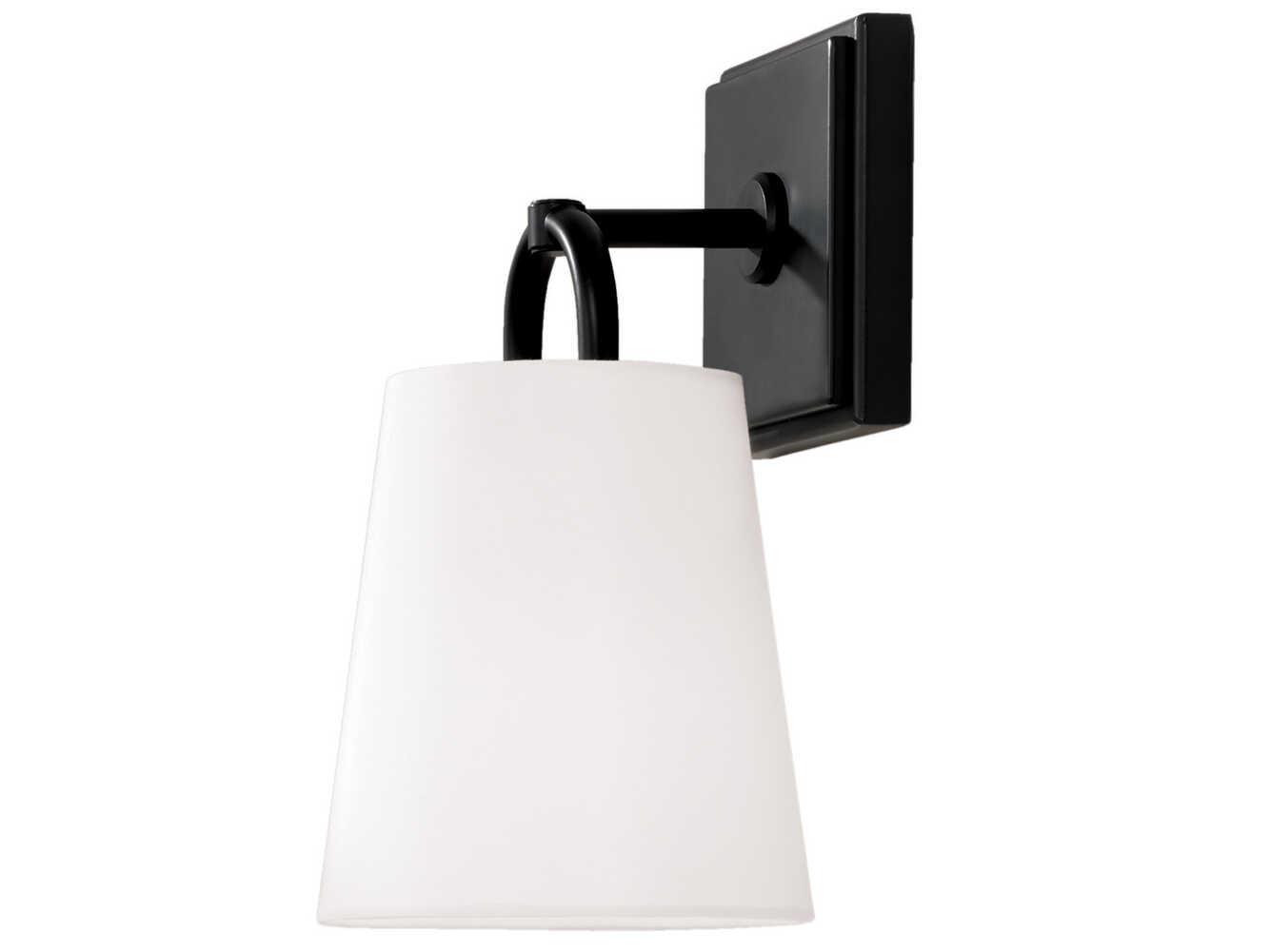 Capital Lighting Brody 1-Light Matte Black Wall Sconce