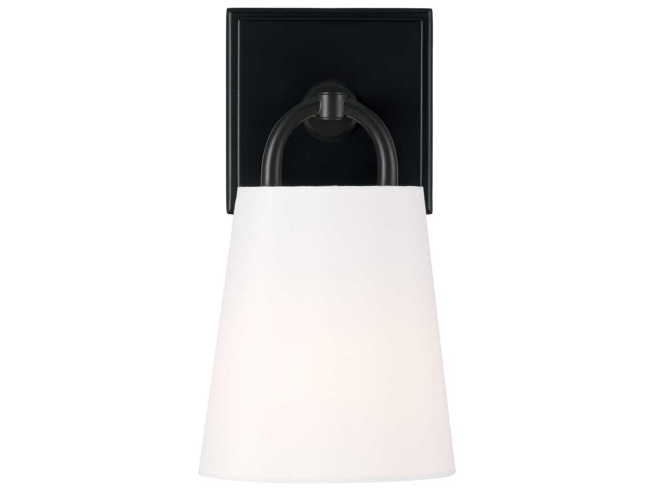 Capital Lighting Brody 1-Light Matte Black Wall Sconce