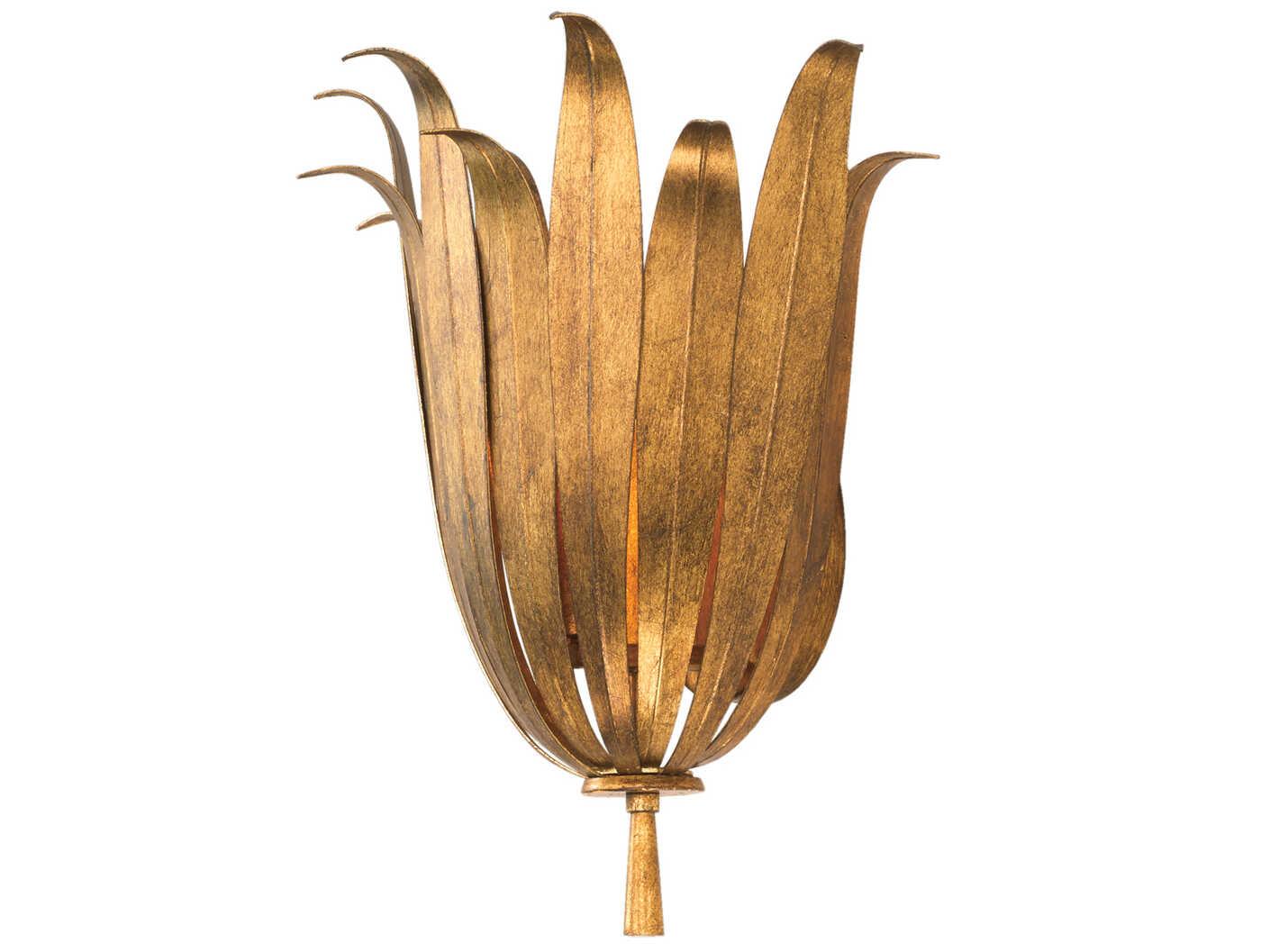 Capital Lighting Eden 1-Light Antique Gold Wall Sconce