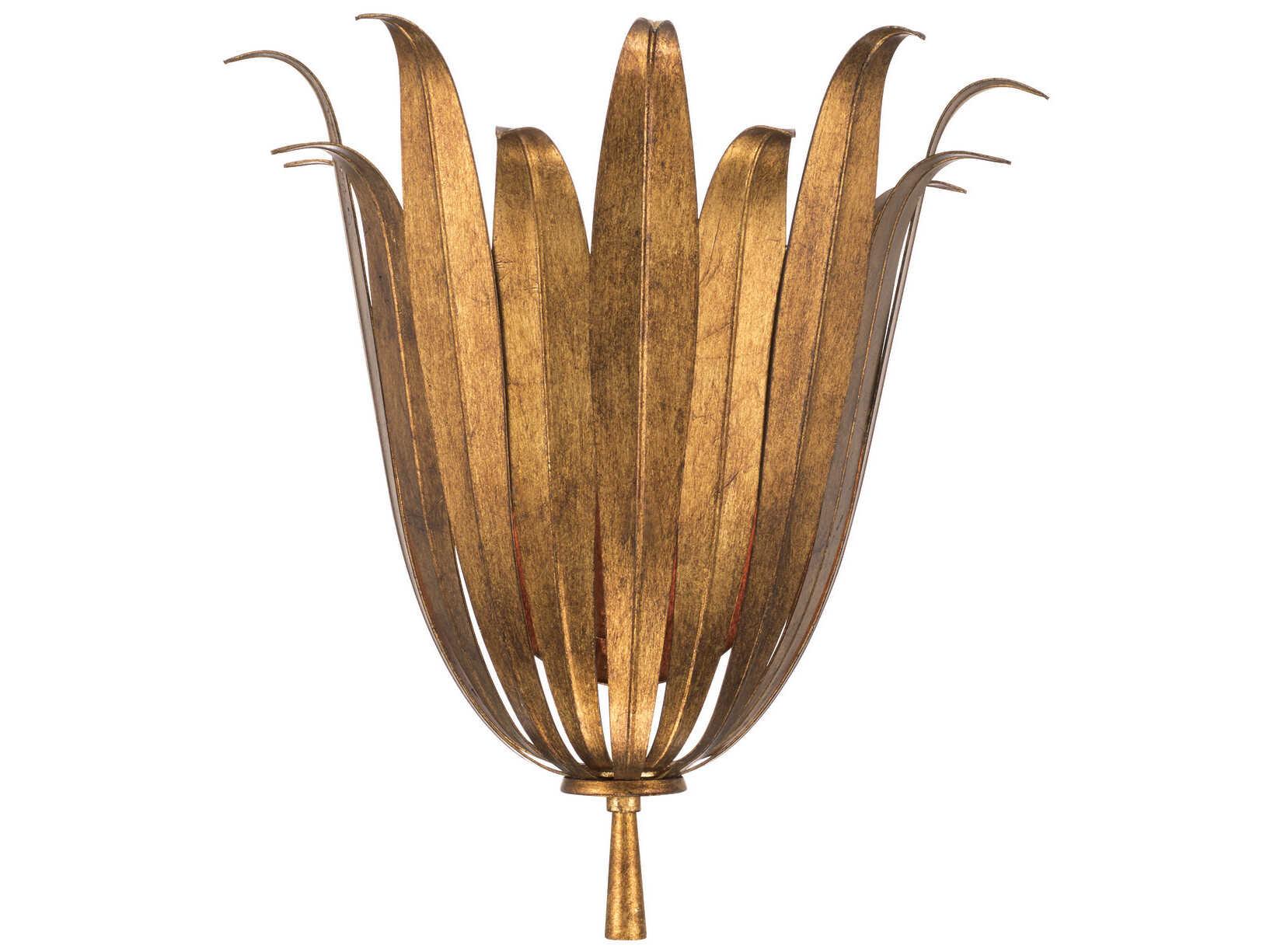 Capital Lighting Eden 1-Light Antique Gold Wall Sconce
