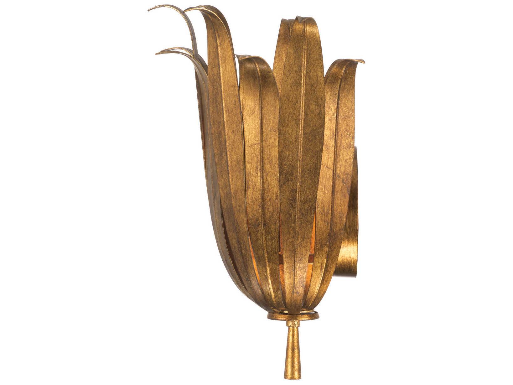Capital Lighting Eden 1-Light Antique Gold Wall Sconce