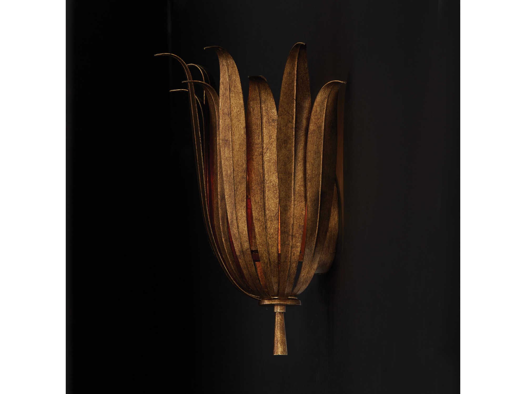 Capital Lighting Eden 1-Light Antique Gold Wall Sconce