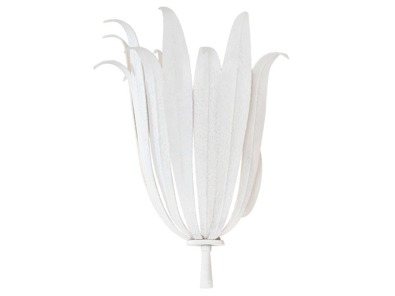 Capital Lighting Eden 1-Light Textured White Wall Sconce