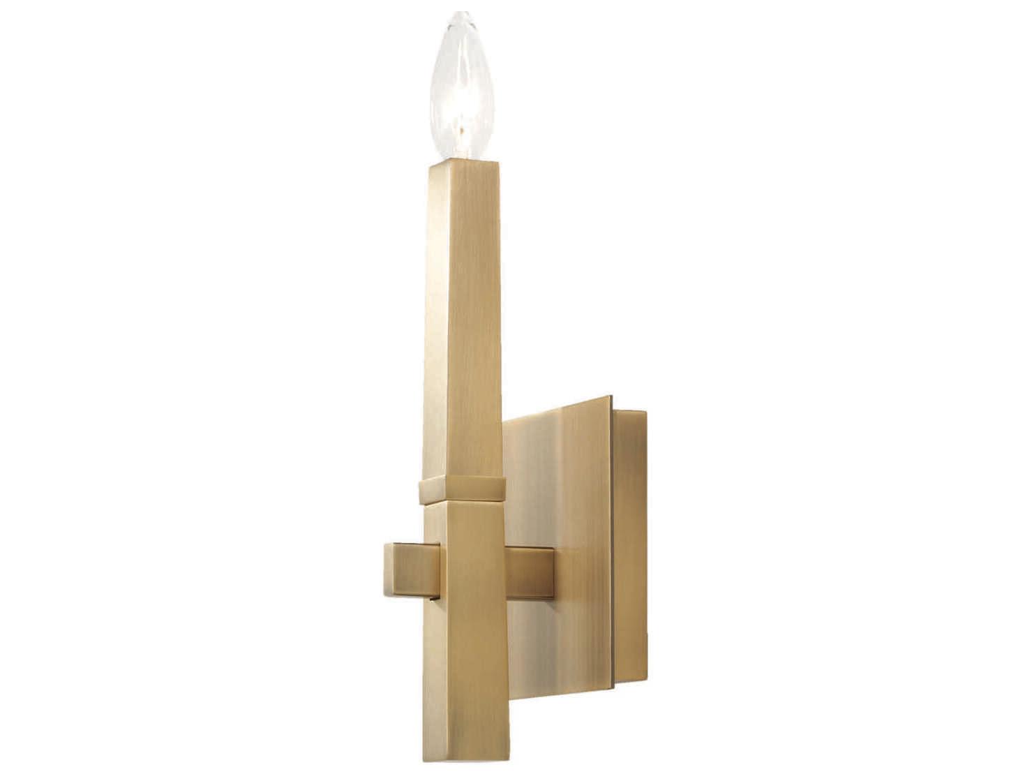 Capital Lighting Blake 1-Light Aged Brass Wall Sconce