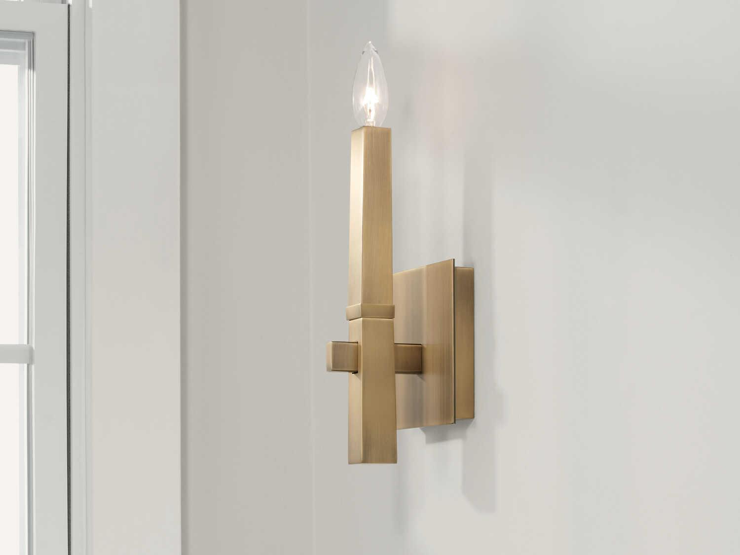 Capital Lighting Blake 1-Light Aged Brass Wall Sconce