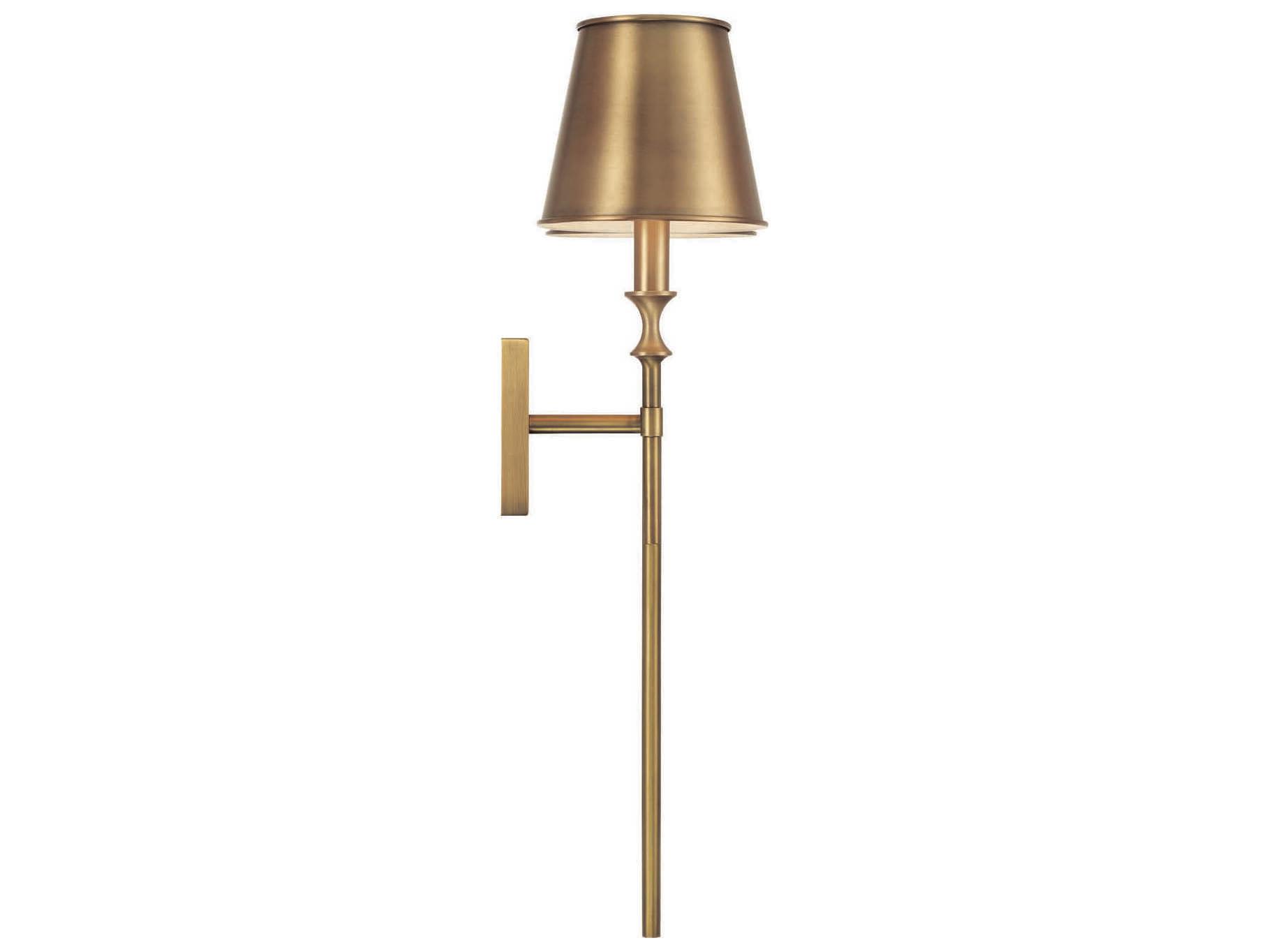 Capital Lighting Whitney 2-Light Aged Brass Wall Sconce