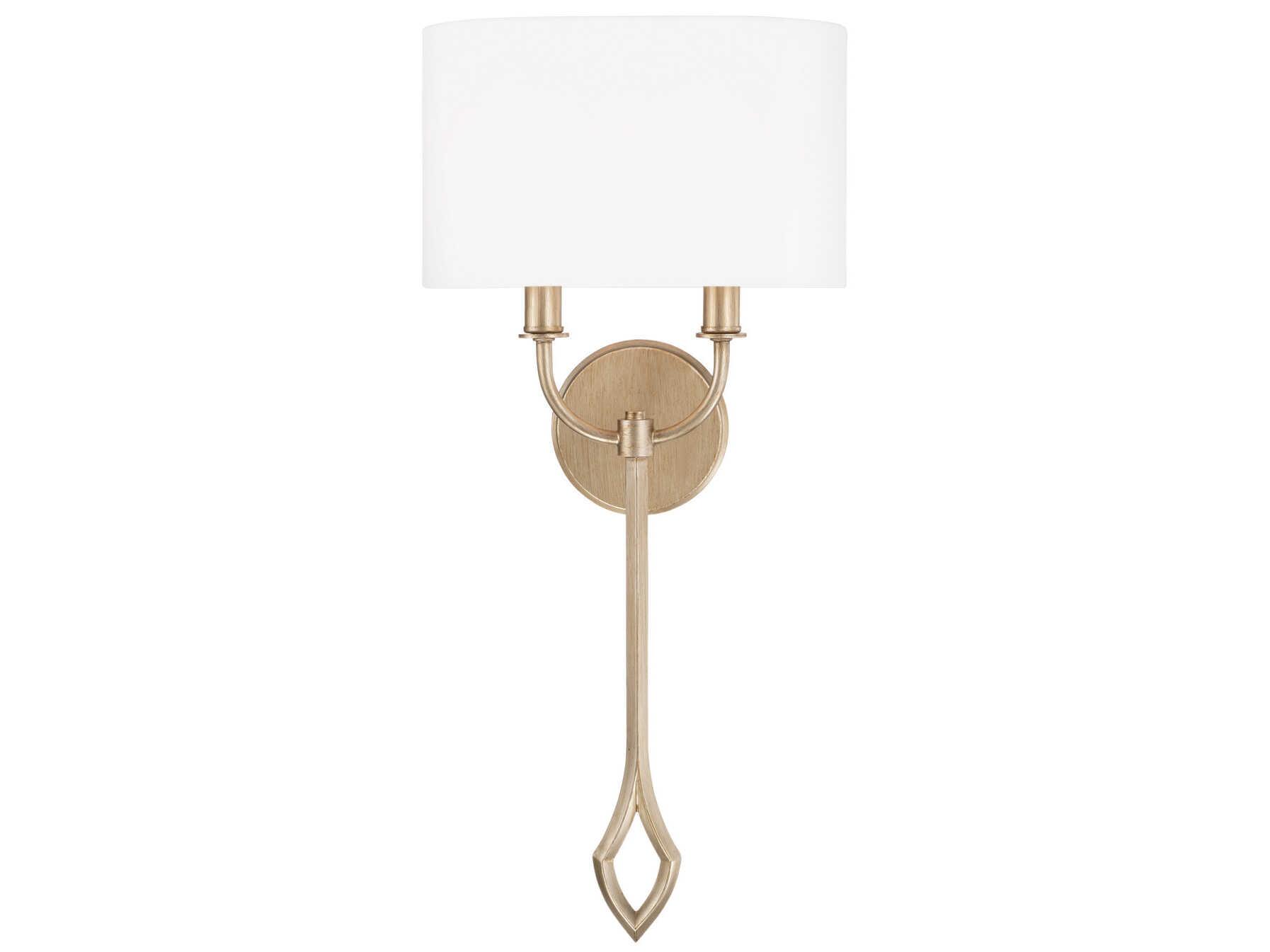 Capital Lighting Claire 2-Light Brushed Champagne Gold Wall Sconce