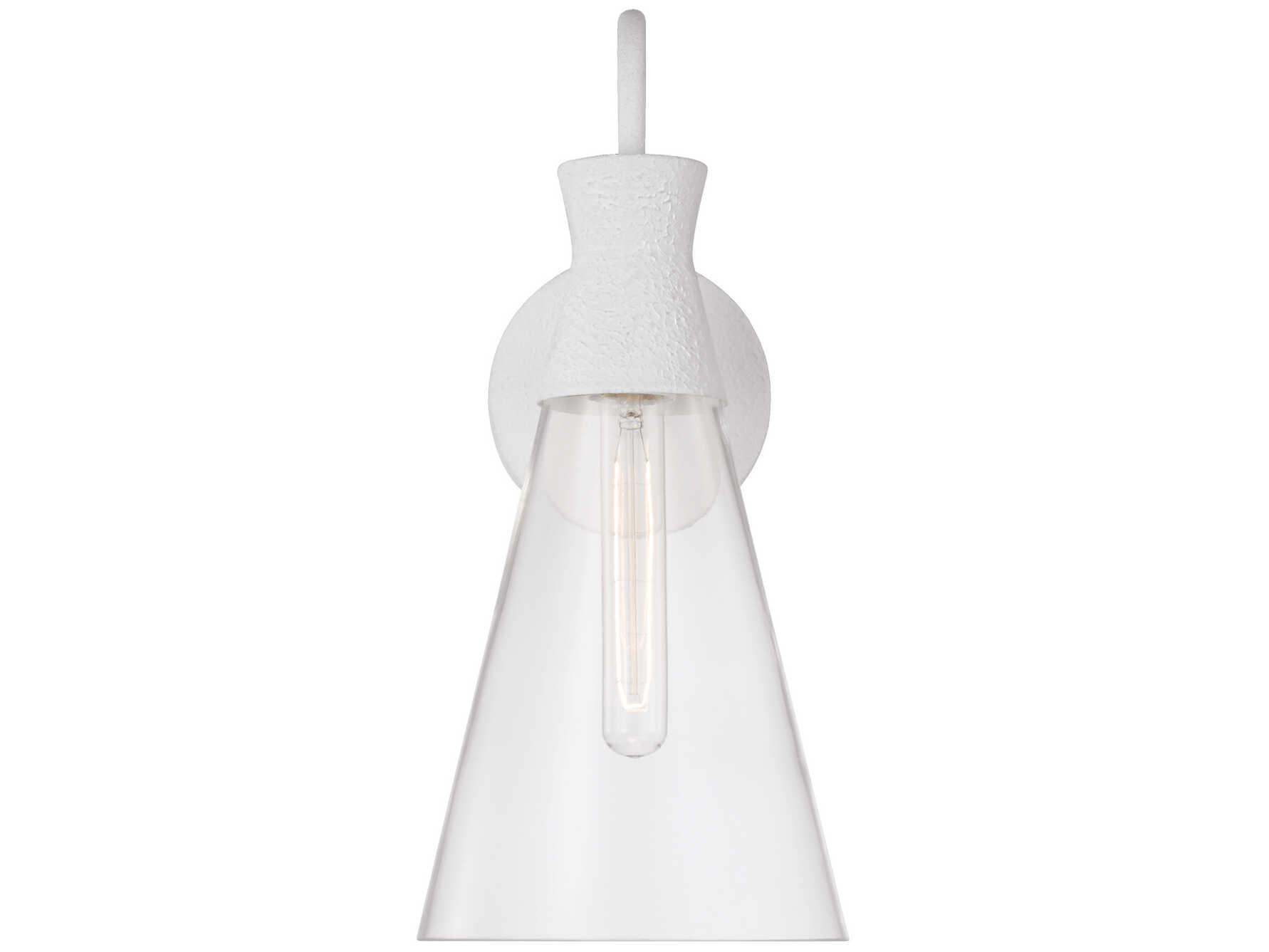 Capital Lighting Paloma 1-Light Textured White Wall Sconce