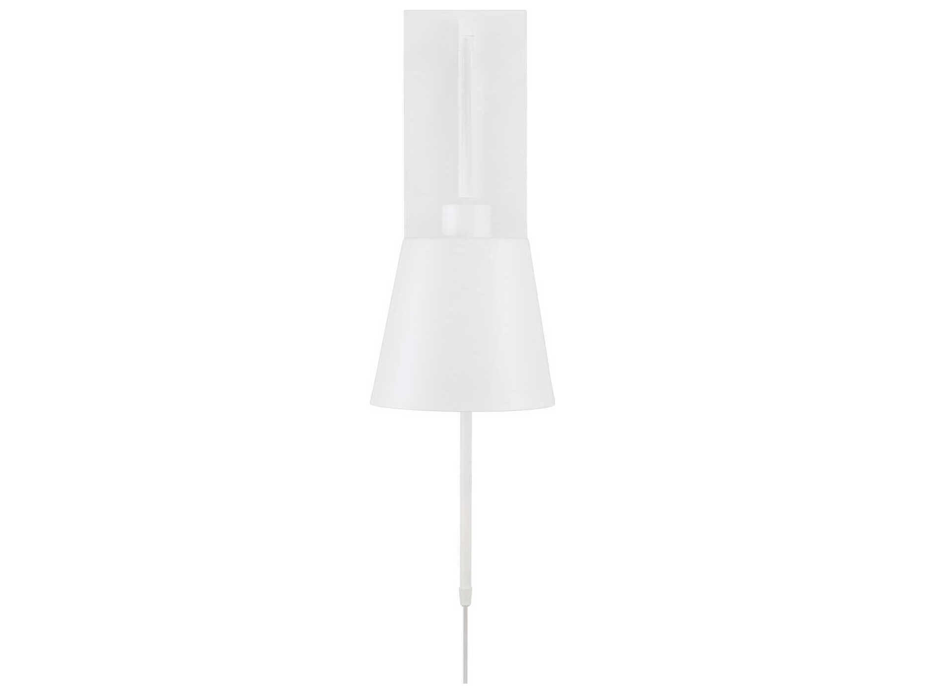 Capital Lighting Alden 1-Light Matte White Swing Wall Sconce