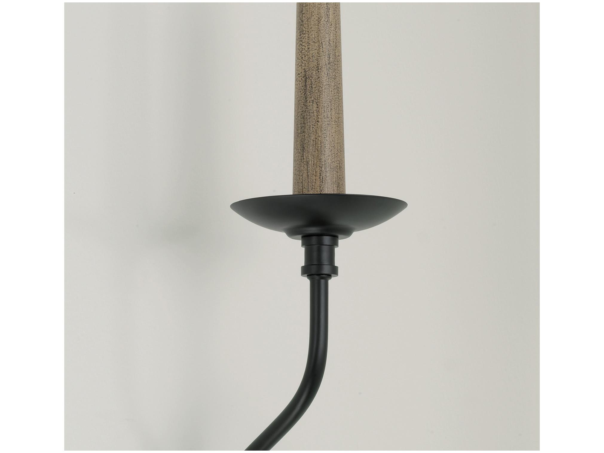 Capital Lighting Wilder 1-Light Matte Black Wall Sconce