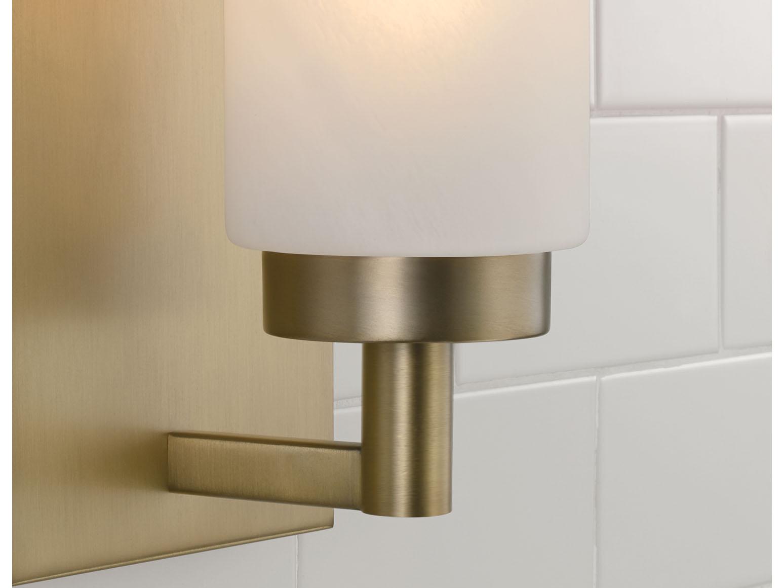 Capital Lighting Alyssa 1-Light Aged Brass Wall Sconce