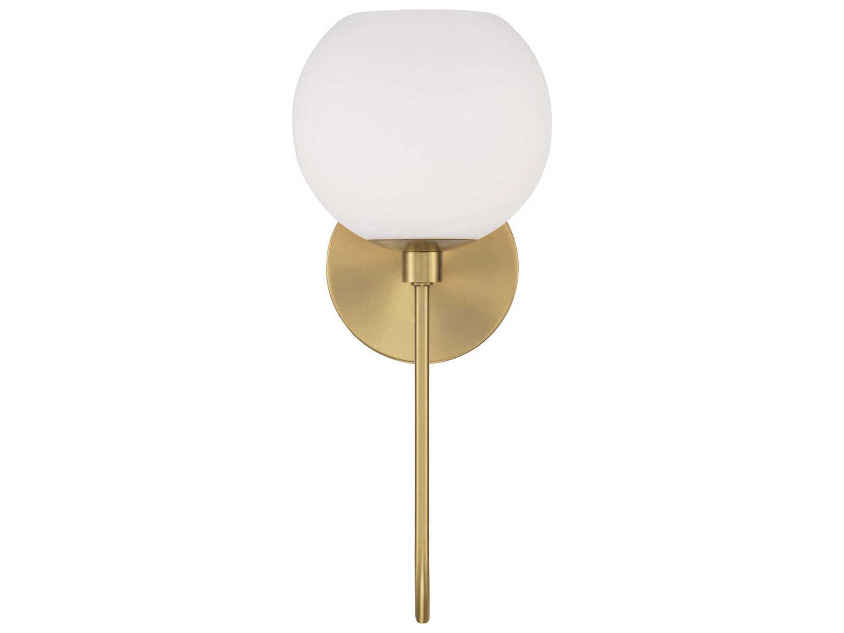 Capital Lighting Ansley 1-Light Aged Brass Wall Sconce