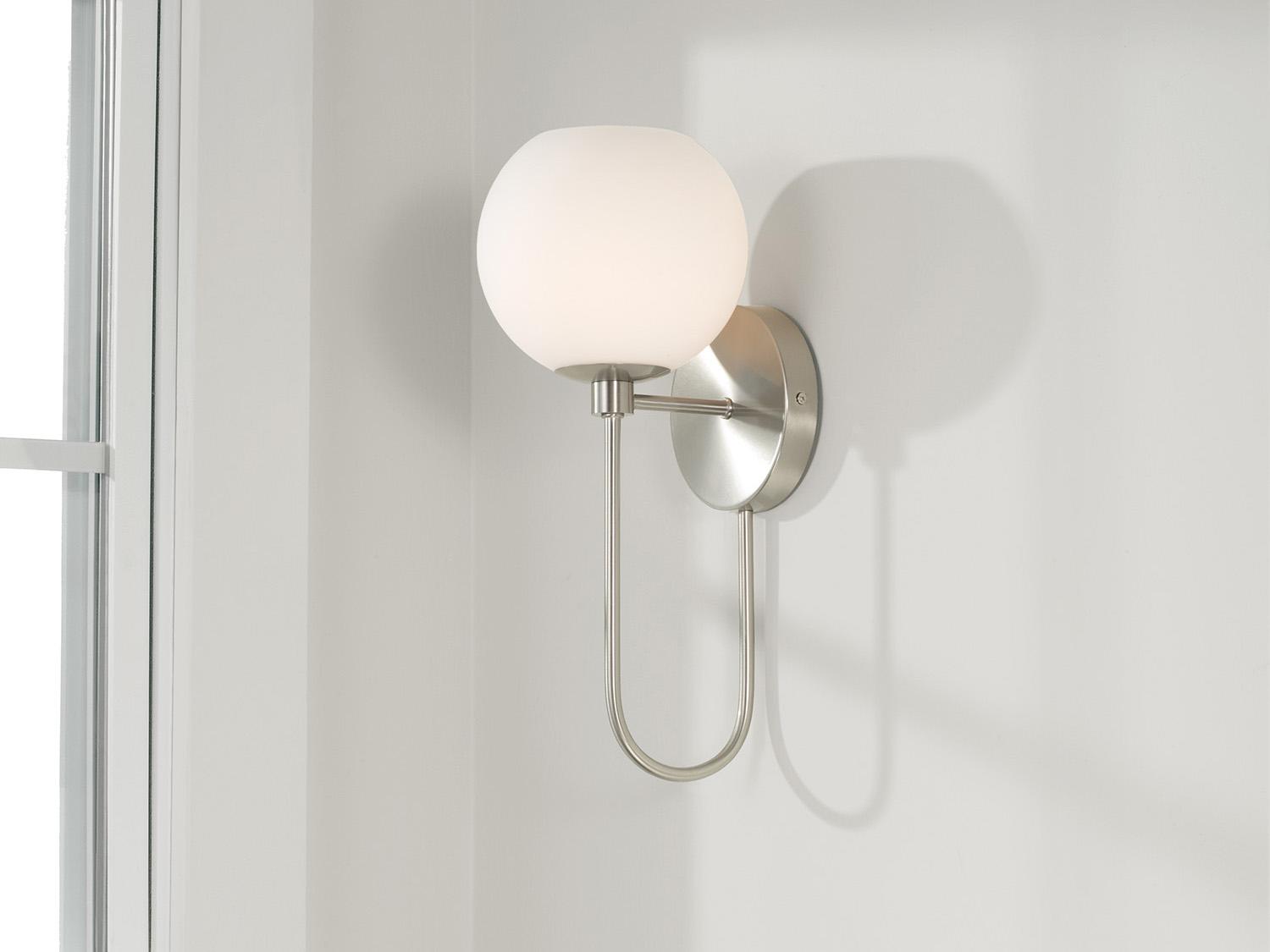 Capital Lighting Ansley 1-Light Brushed Nickel Wall Sconce