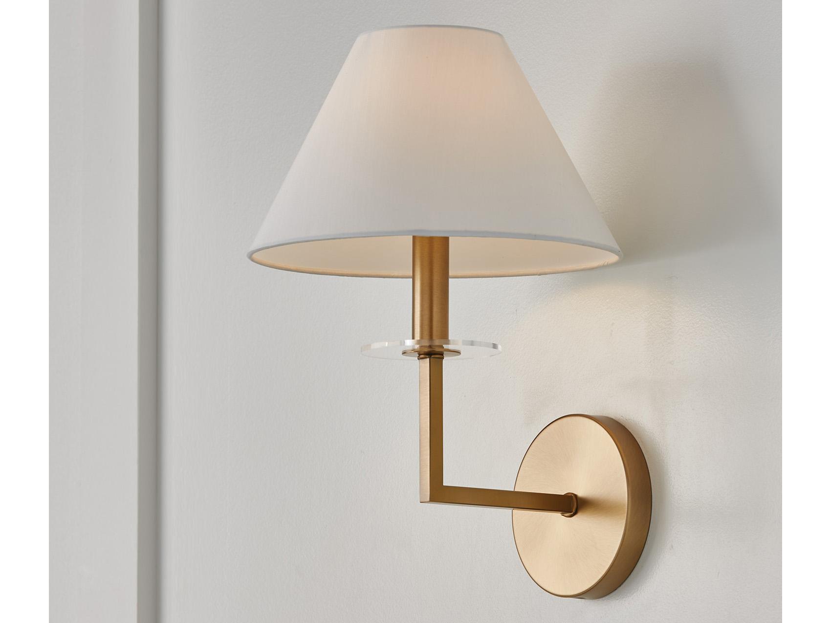 Capital Lighting Gilda 1-Light Aged Brass Wall Sconce