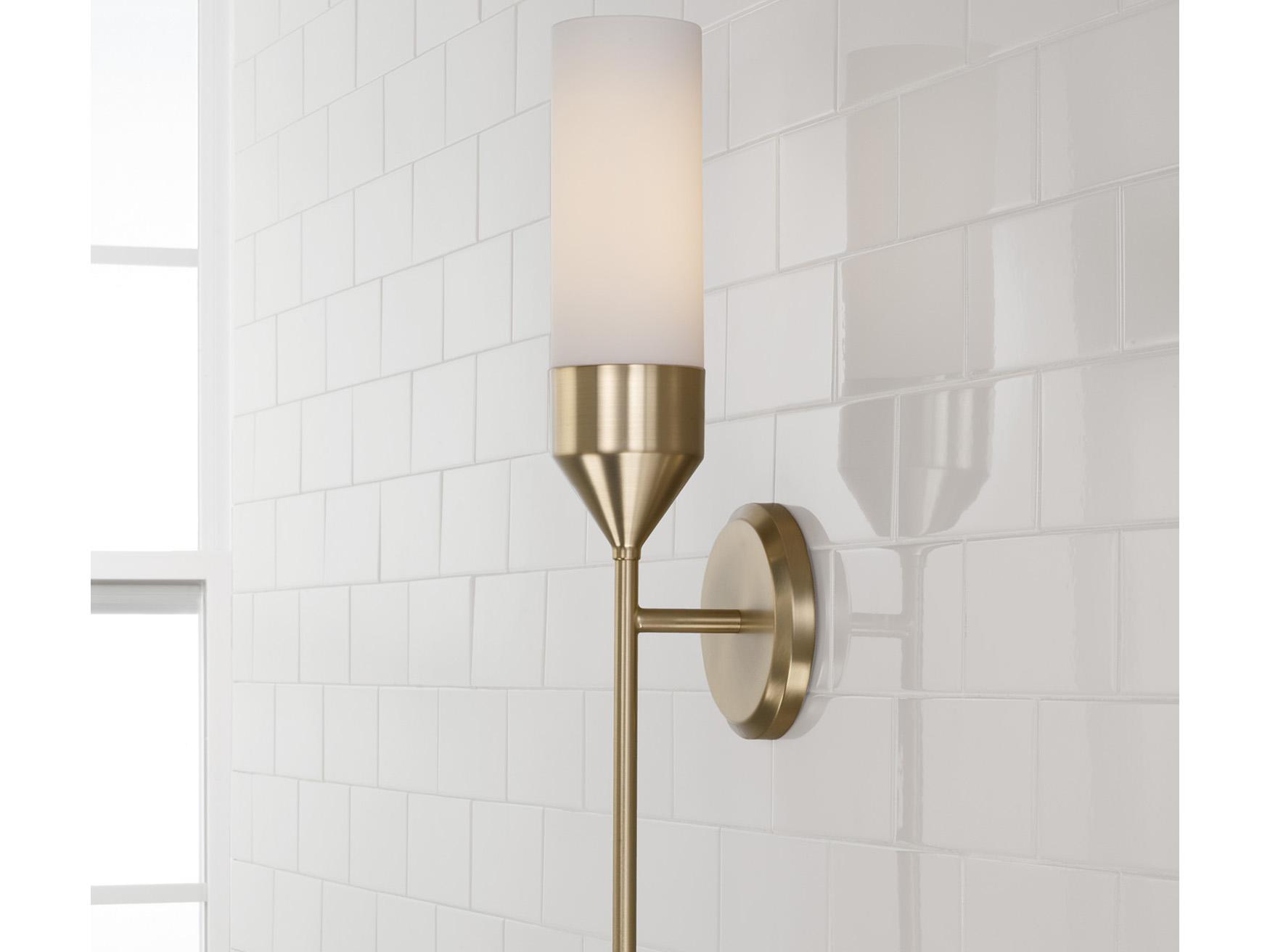 Capital Lighting Devon 1-Light Matte Brass Wall Sconce