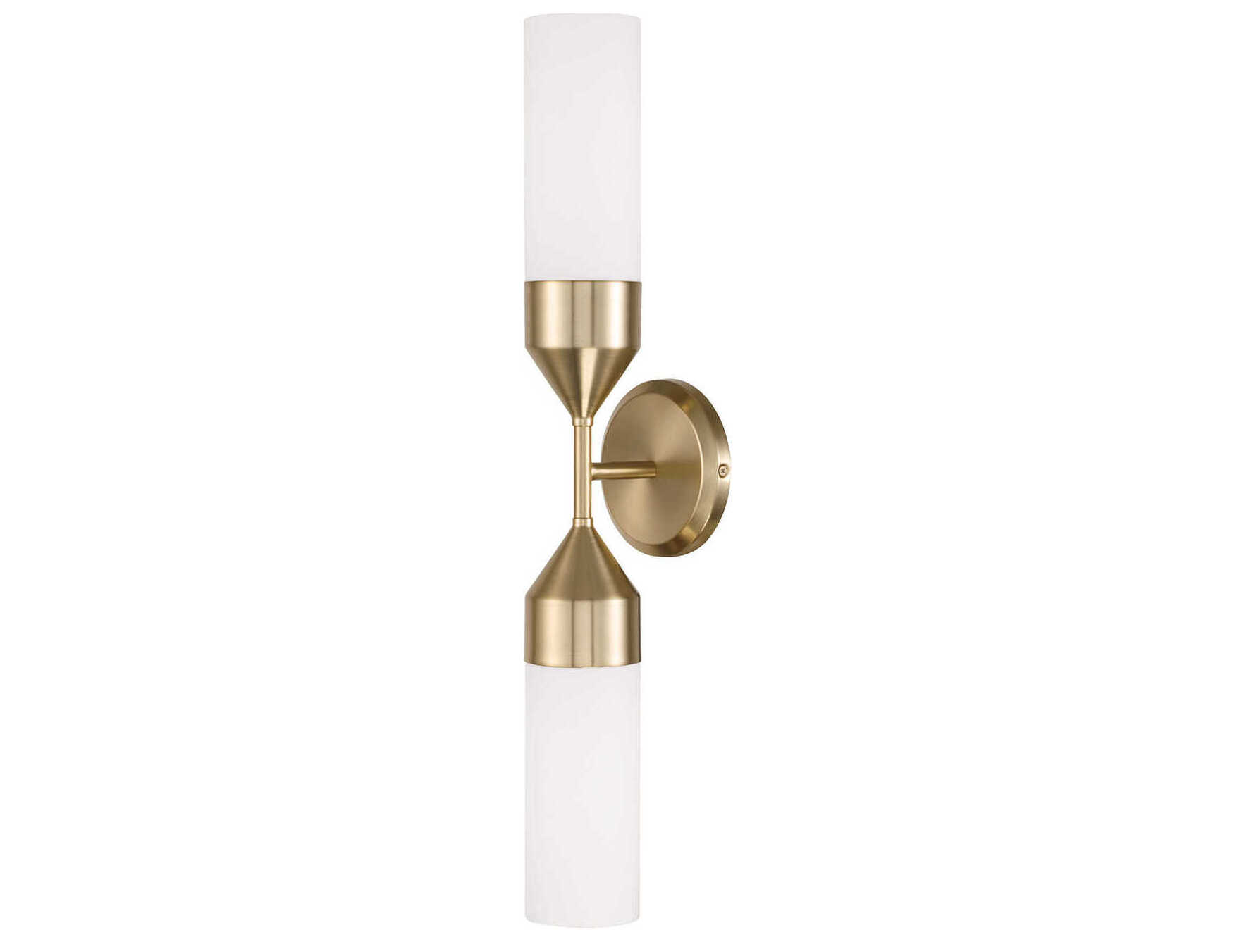 Capital Lighting Devon 2-Light Matte Brass Wall Sconce