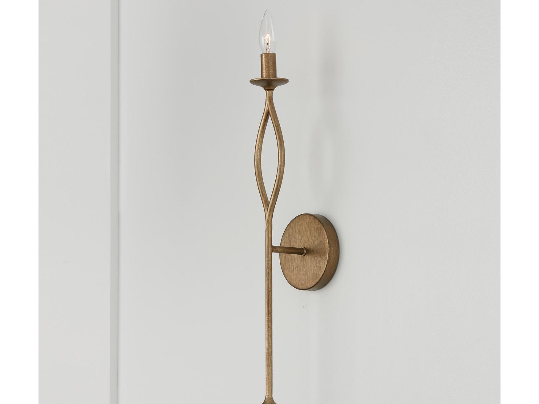 Capital Lighting Cohen 1-Light Mystic Luster Brass Wall Sconce