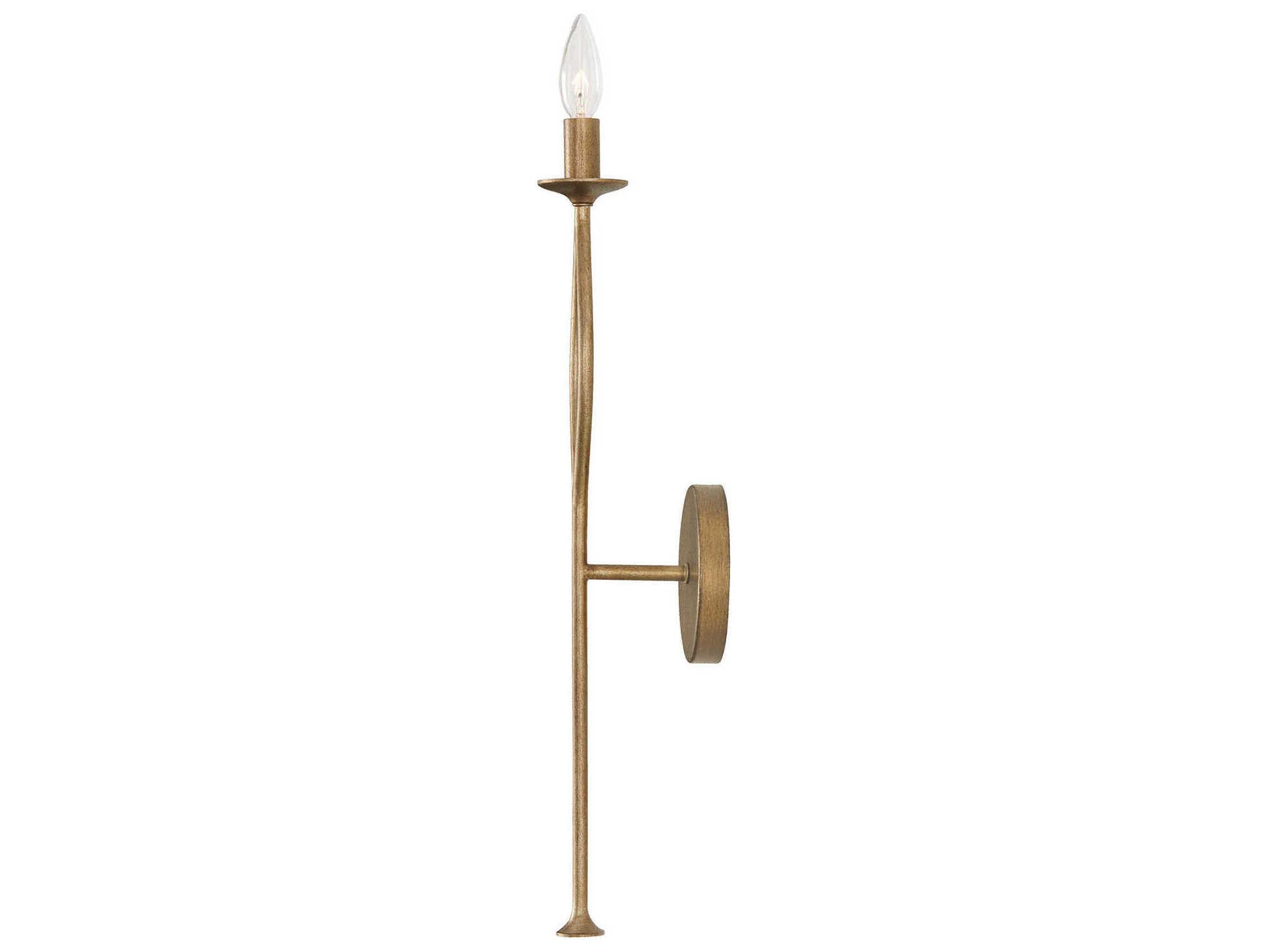 Capital Lighting Cohen 1-Light Mystic Luster Brass Wall Sconce