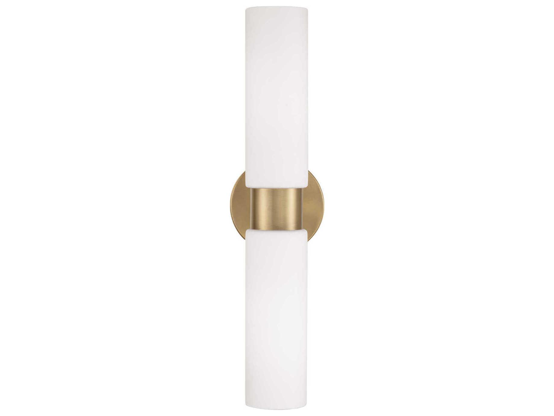 Capital Lighting Theo 2-Light Aged Brass Wall Sconce