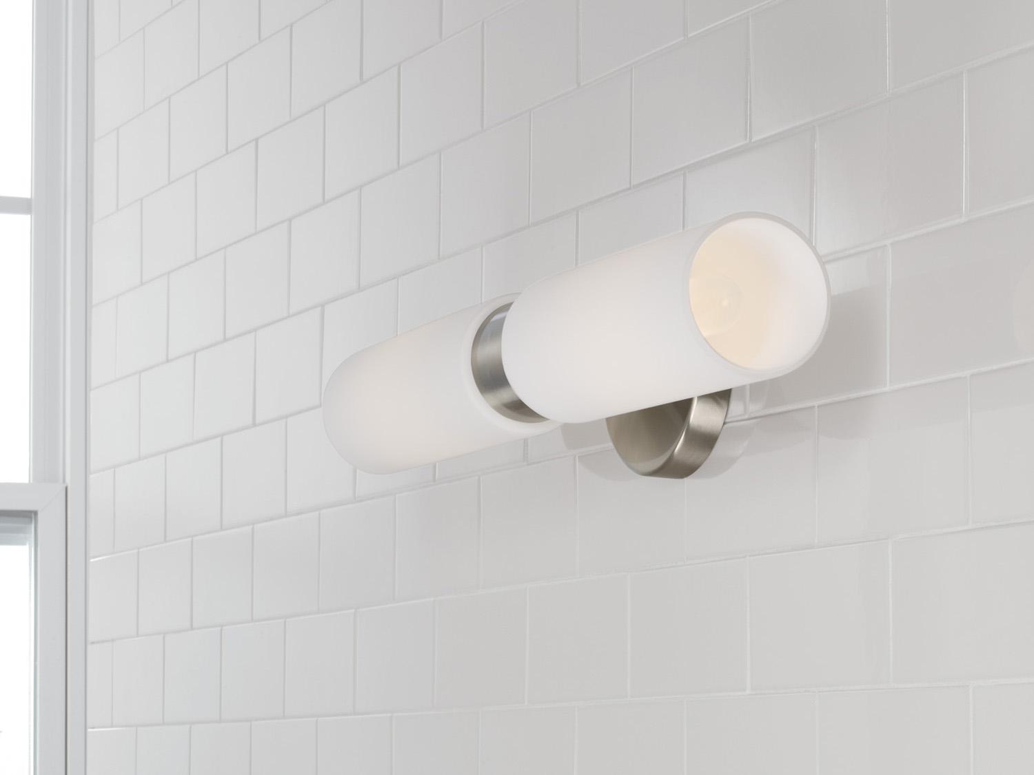 Capital Lighting Theo 2-Light Brushed Nickel Wall Sconce