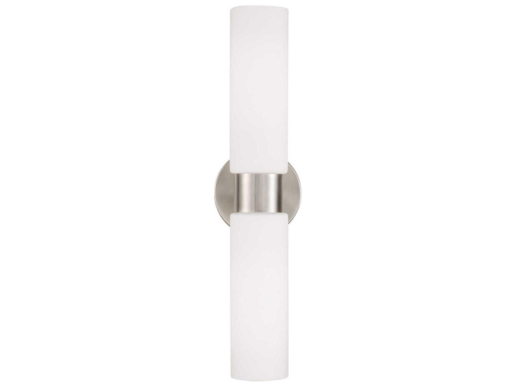 Capital Lighting Theo 2-Light Brushed Nickel Wall Sconce