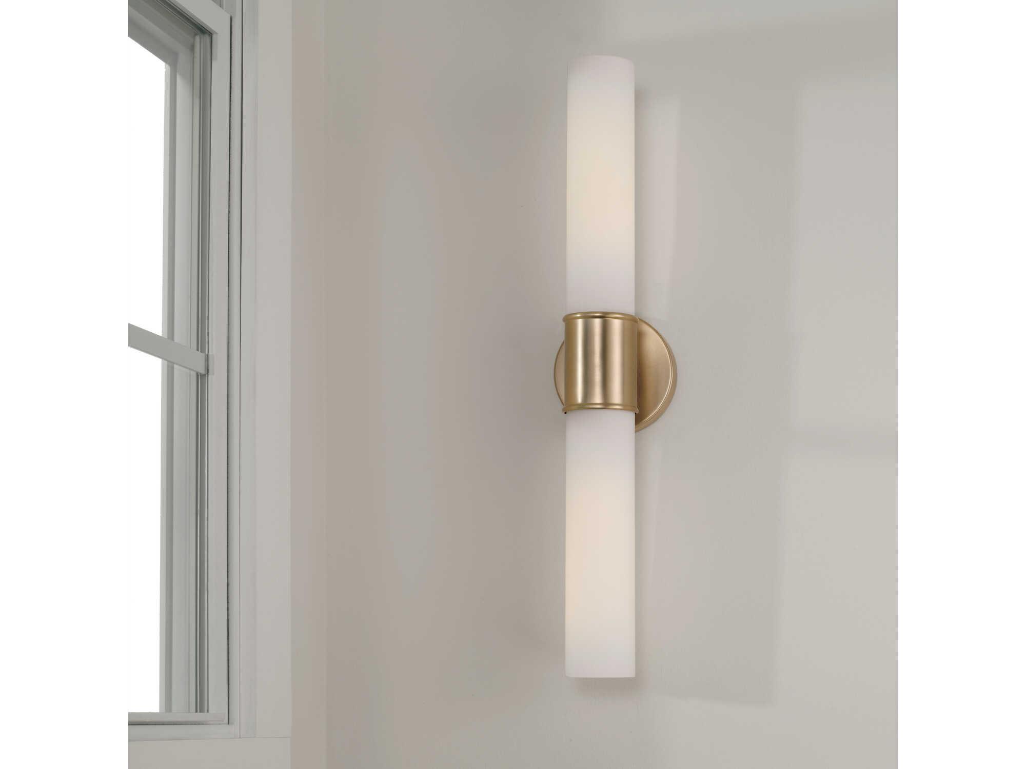 Capital Lighting Parson 2-Light Matte Brass Wall Sconce
