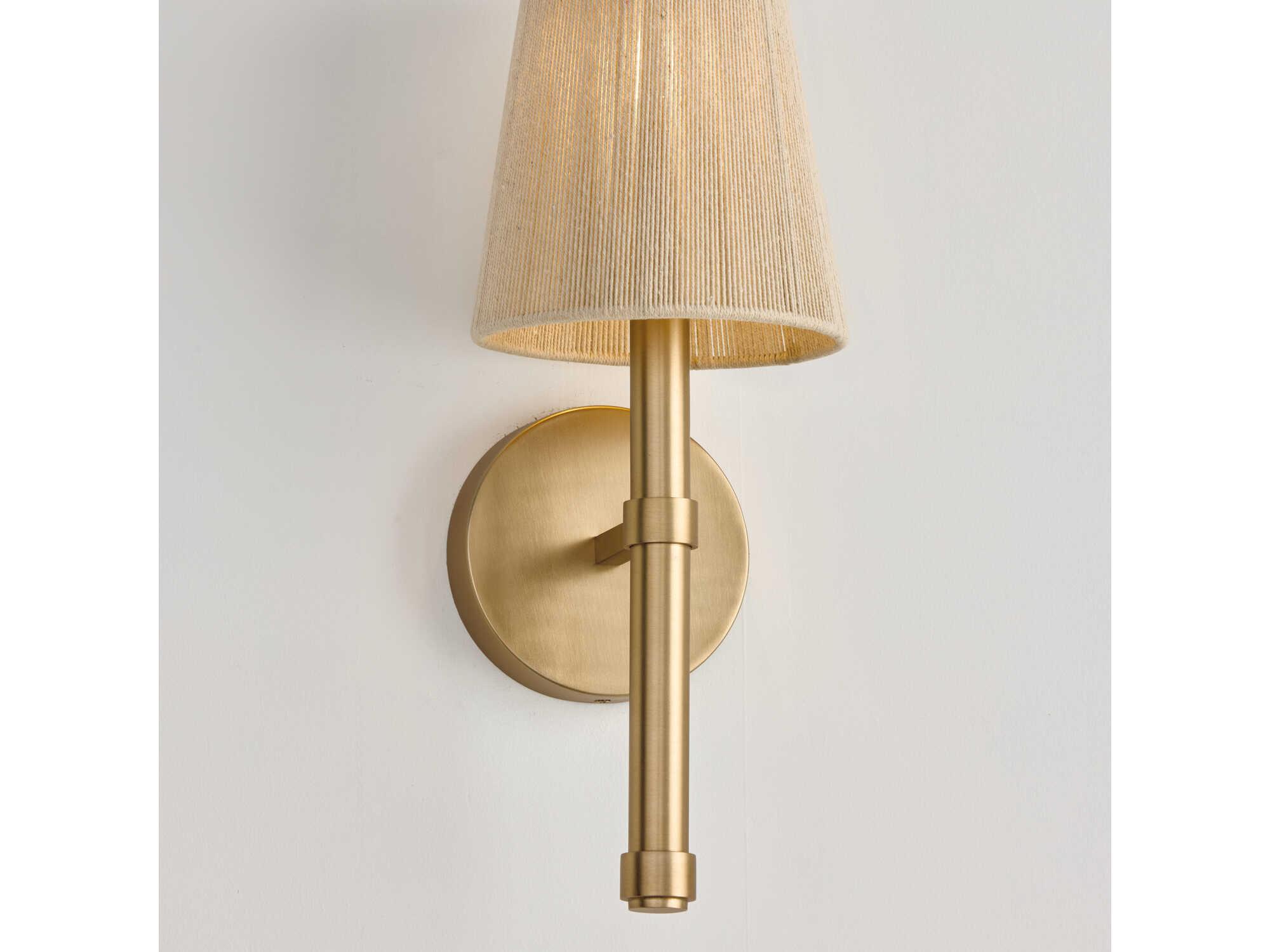 Capital Lighting Mira 1-Light Matte Brass Wall Sconce