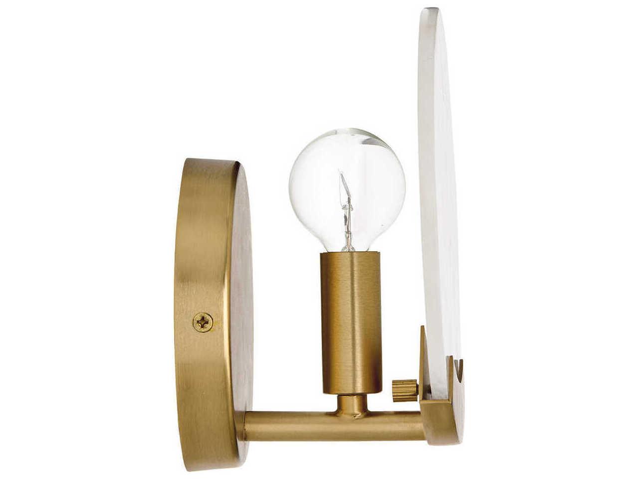 Capital Lighting Oriya 1-Light Aged Brass Wall Sconce