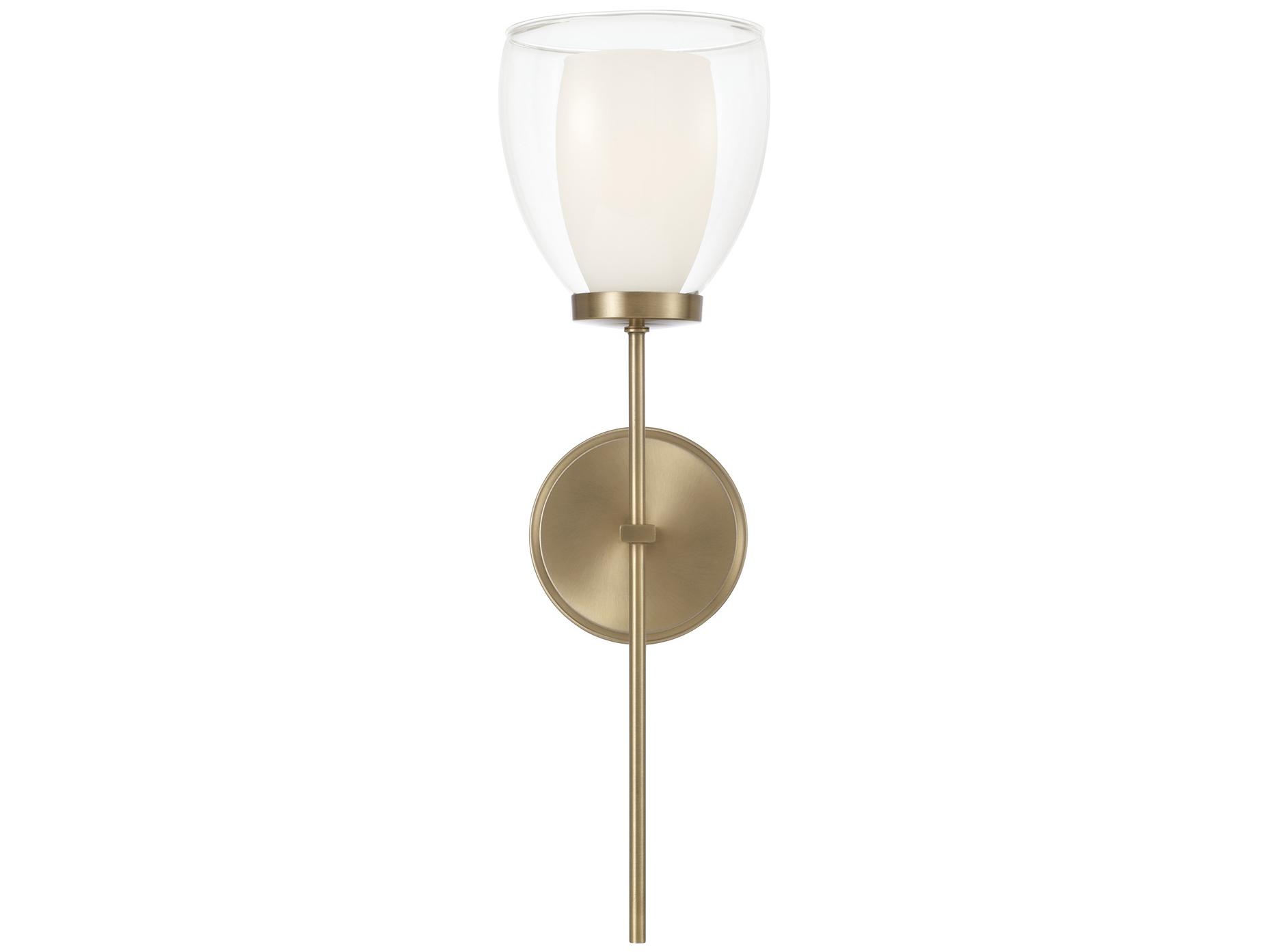 Capital Lighting Joss 1-Light Aged Brass Wall Sconce