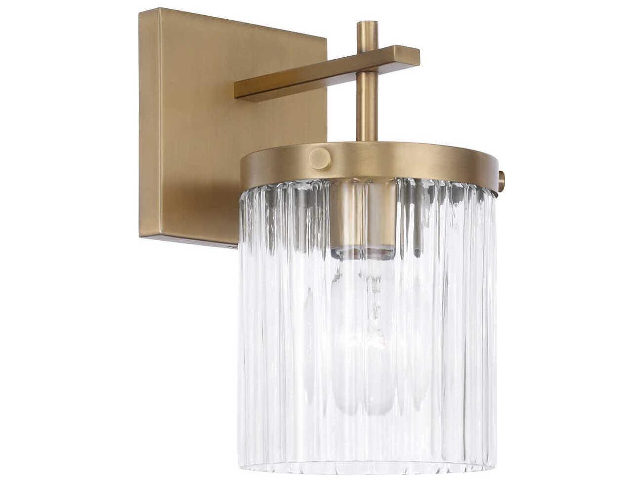Capital Lighting Vaughn 1-Light Aged Brass Wall Sconce