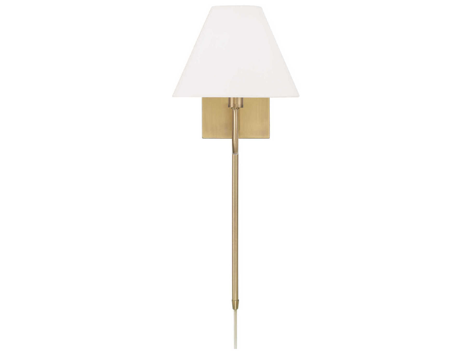 Capital Lighting Chadwick 1-Light Aged Brass Wall Sconce