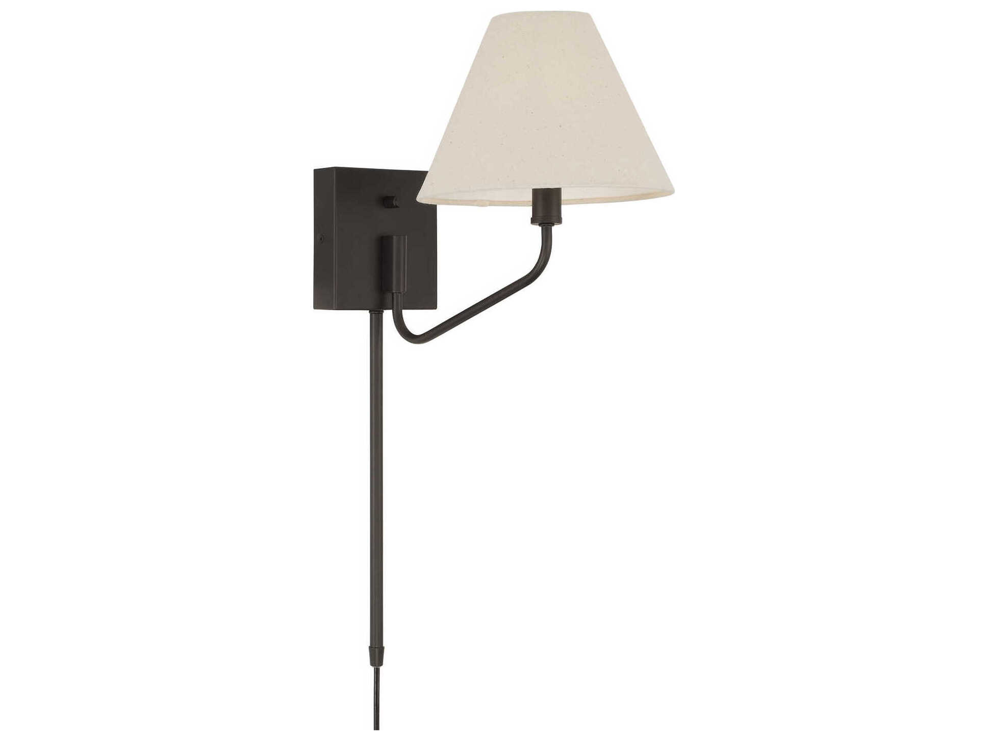 Capital Lighting Chadwick 1-Light Espresso Black Wall Sconce
