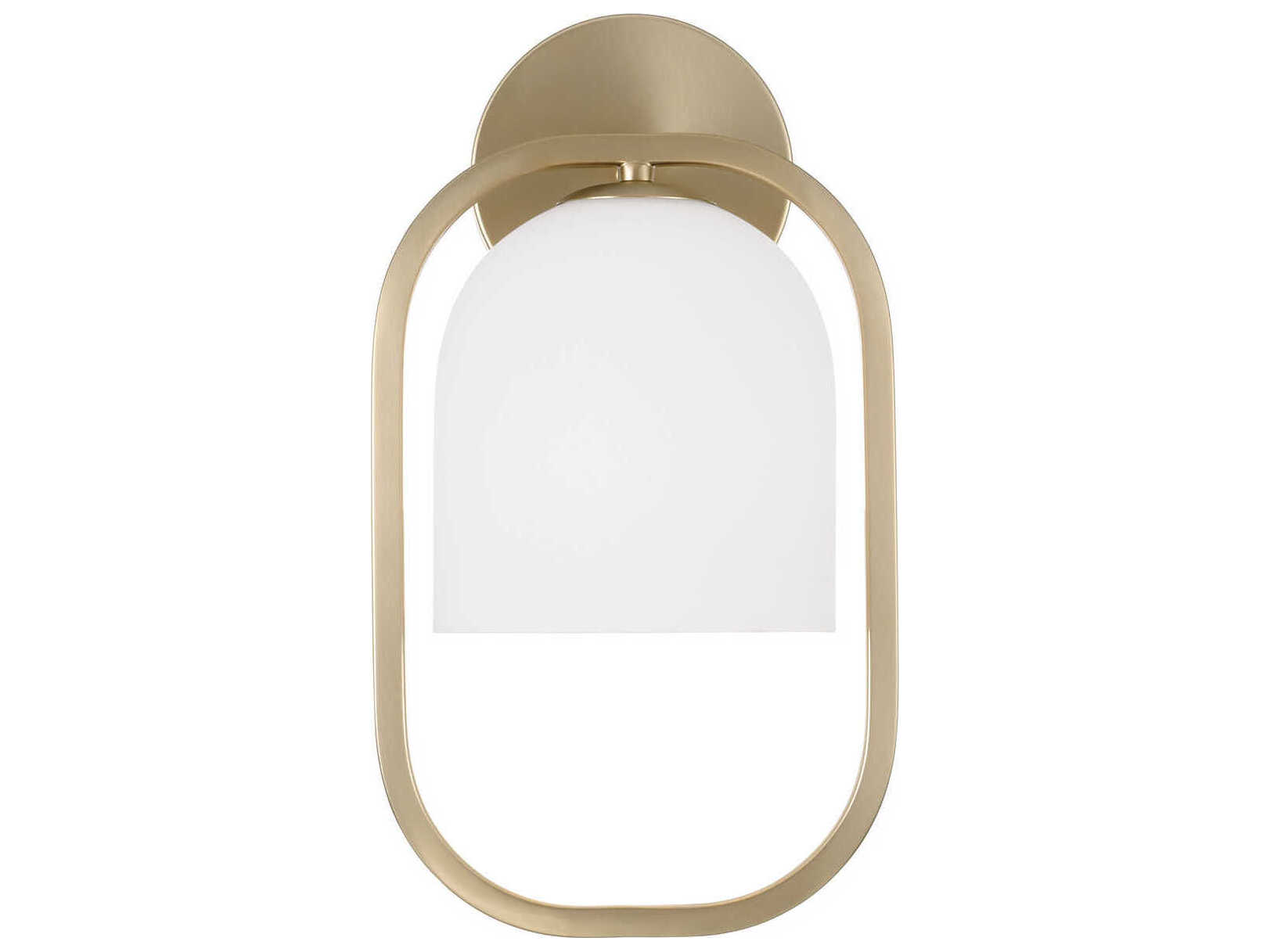 Capital Lighting Zeek 1-Light Matte Brass Wall Sconce