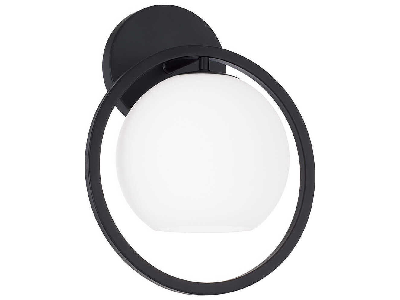 Capital Lighting Zeek 1-Light Matte Black Wall Sconce